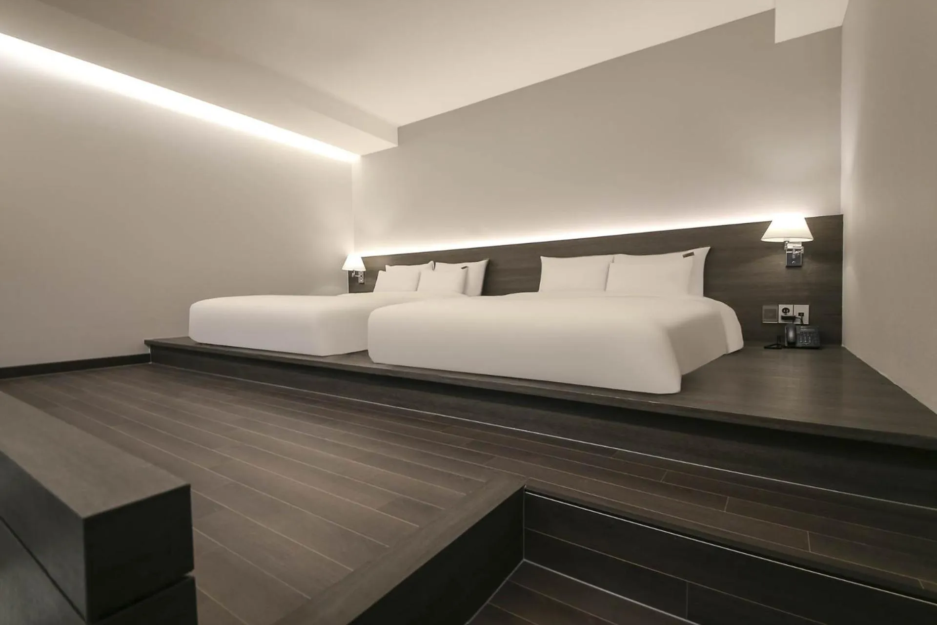 Bed in H Avenue Hotel Sangmu Branch