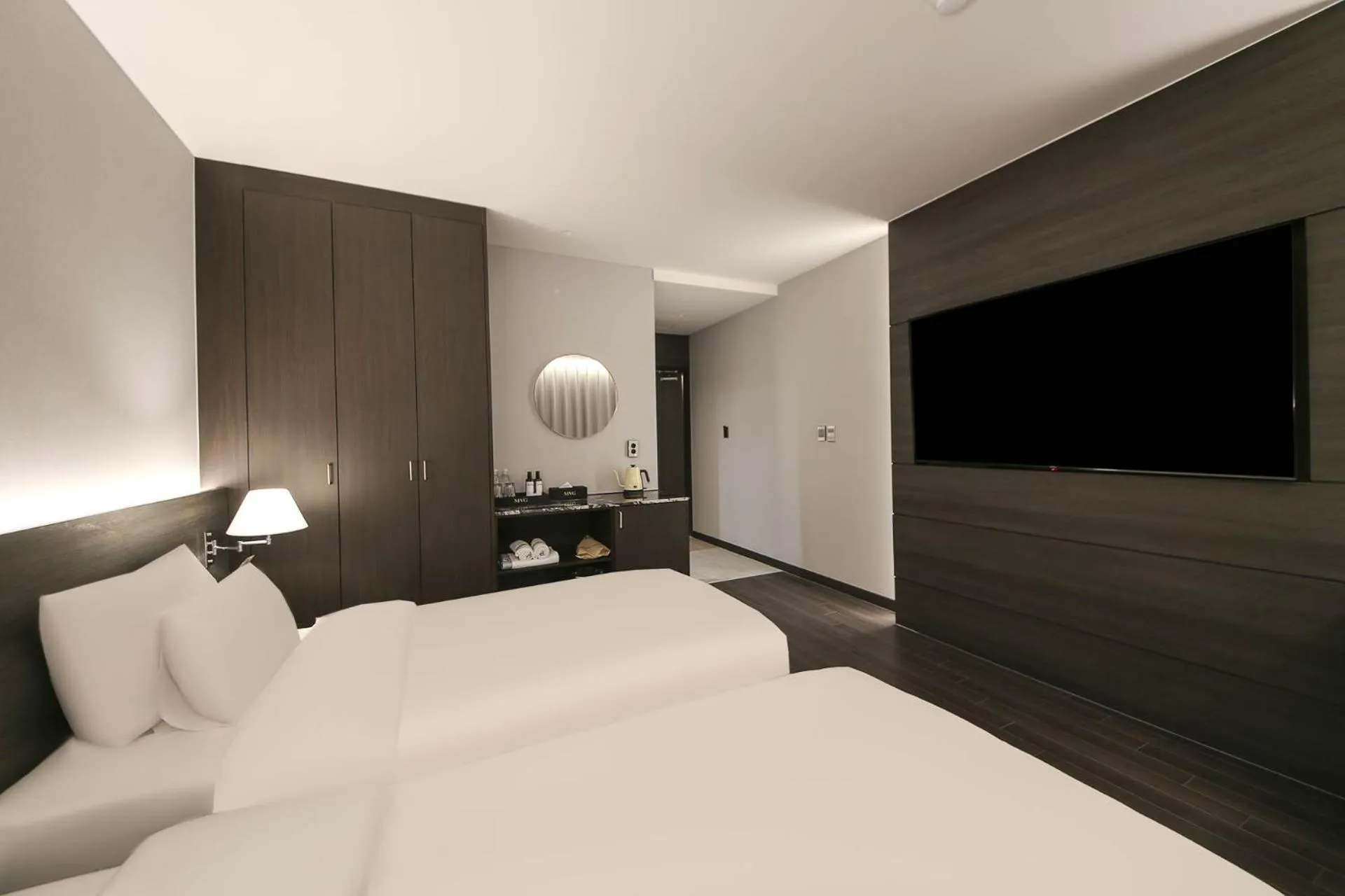 Bed in H Avenue Hotel Sangmu Branch