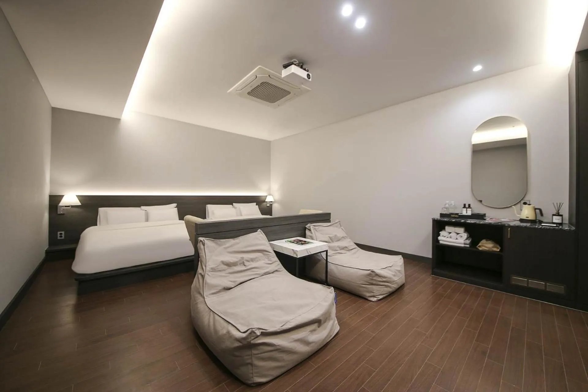 Bed in H Avenue Hotel Sangmu Branch