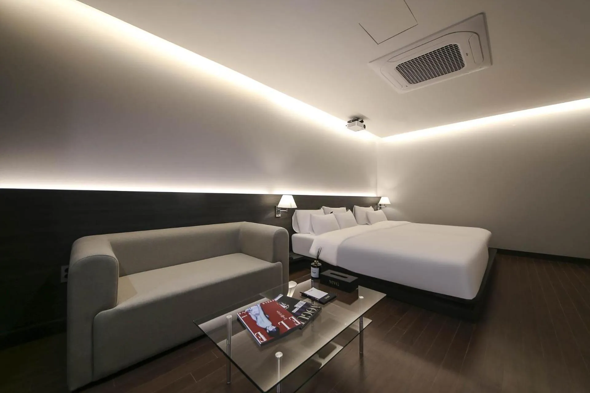 Bed in H Avenue Hotel Sangmu Branch