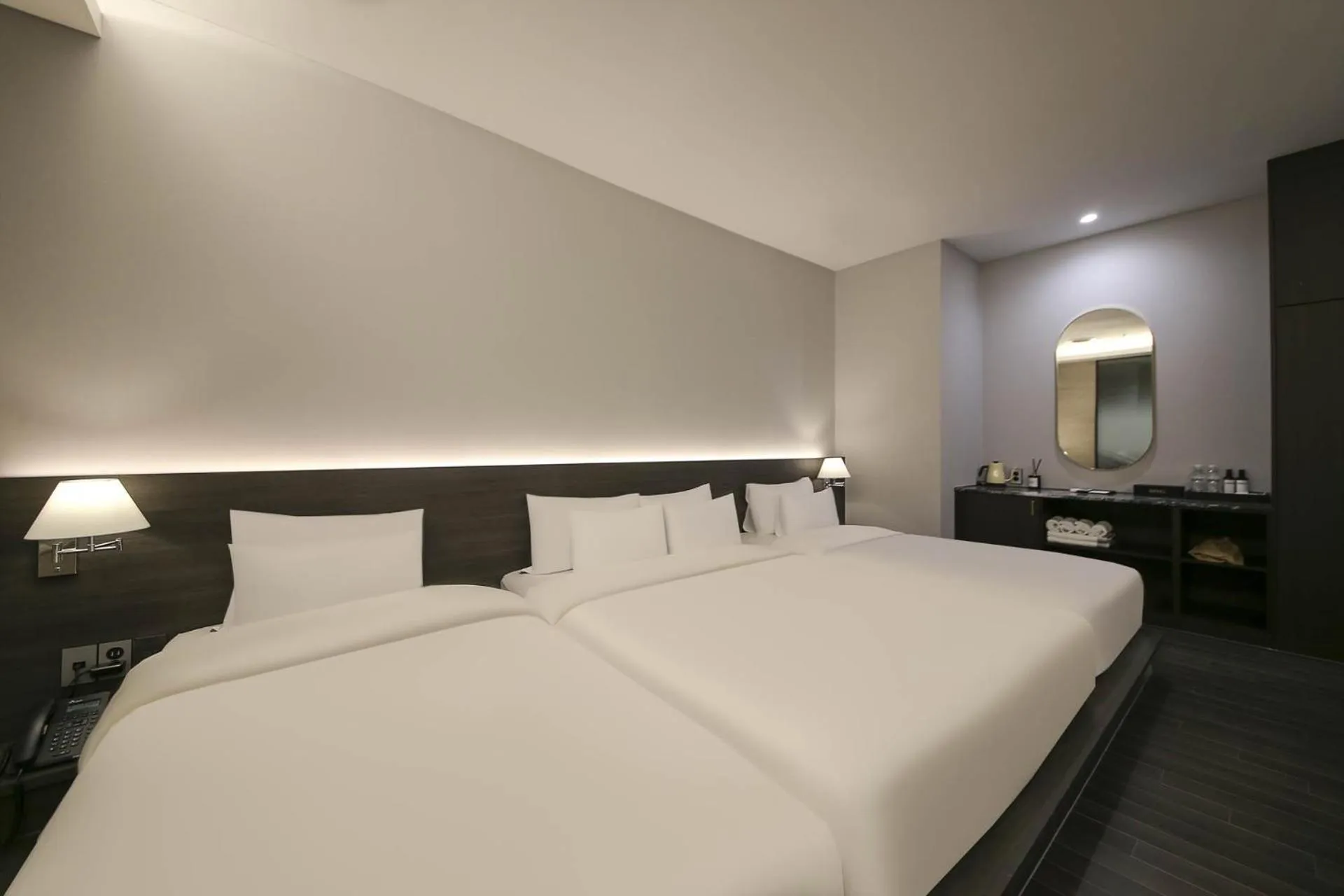 Bed in H Avenue Hotel Sangmu Branch