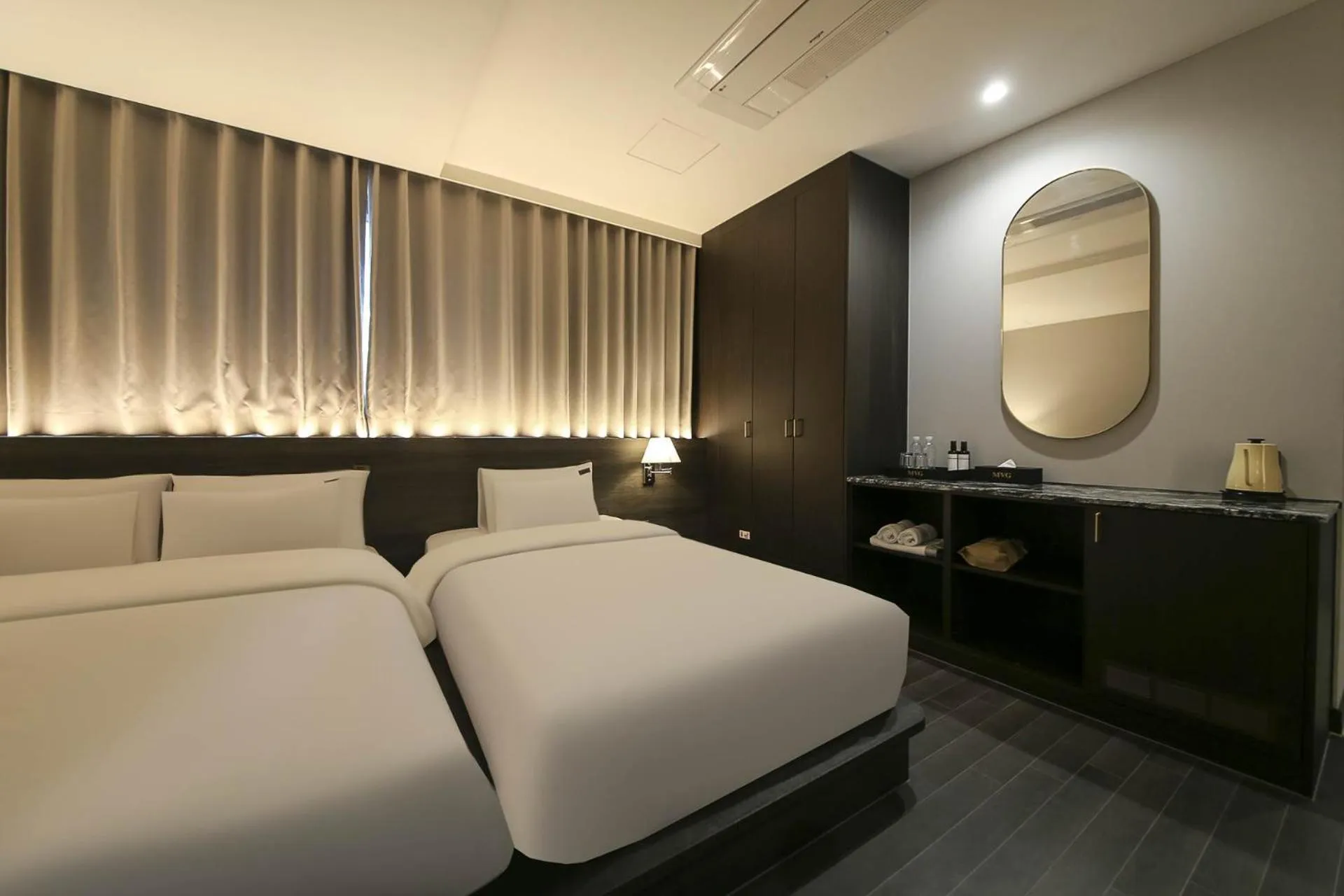 Bed in H Avenue Hotel Sangmu Branch