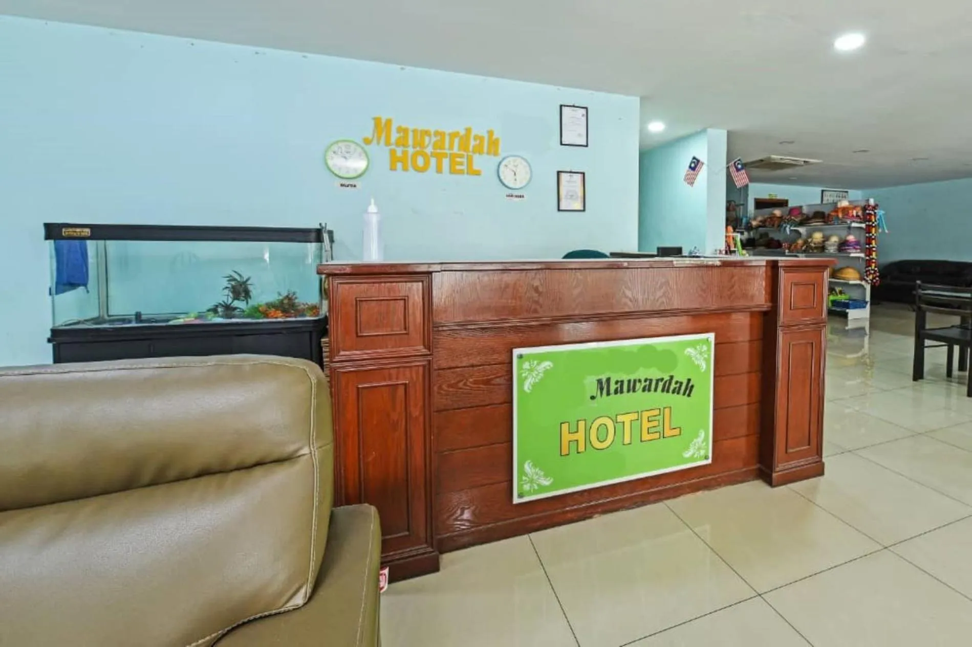 Lobby or reception in Seri Mawardah Hotel