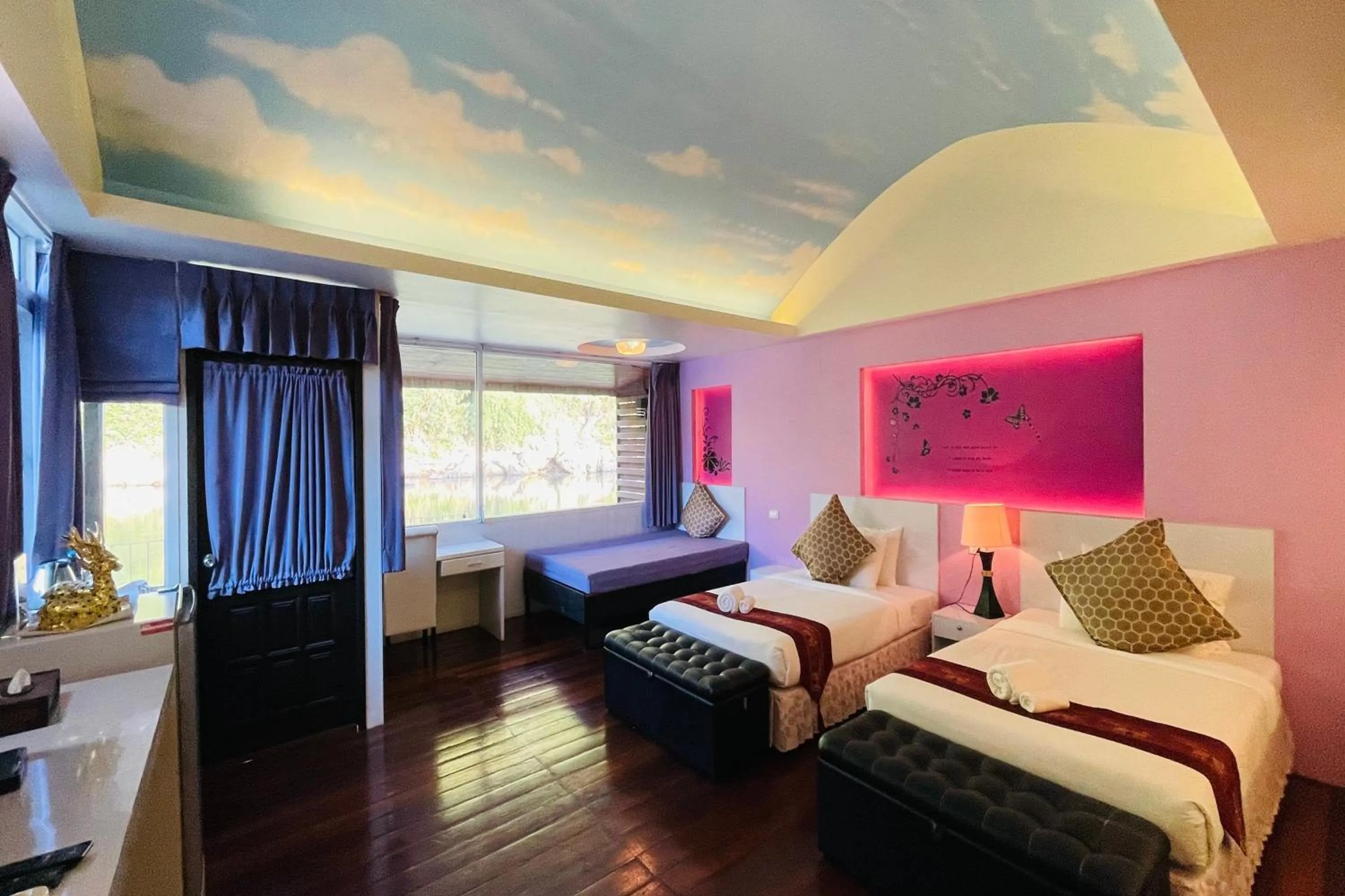 Bedroom, Bed in Baan Rim Kwai Paerimnam Resort