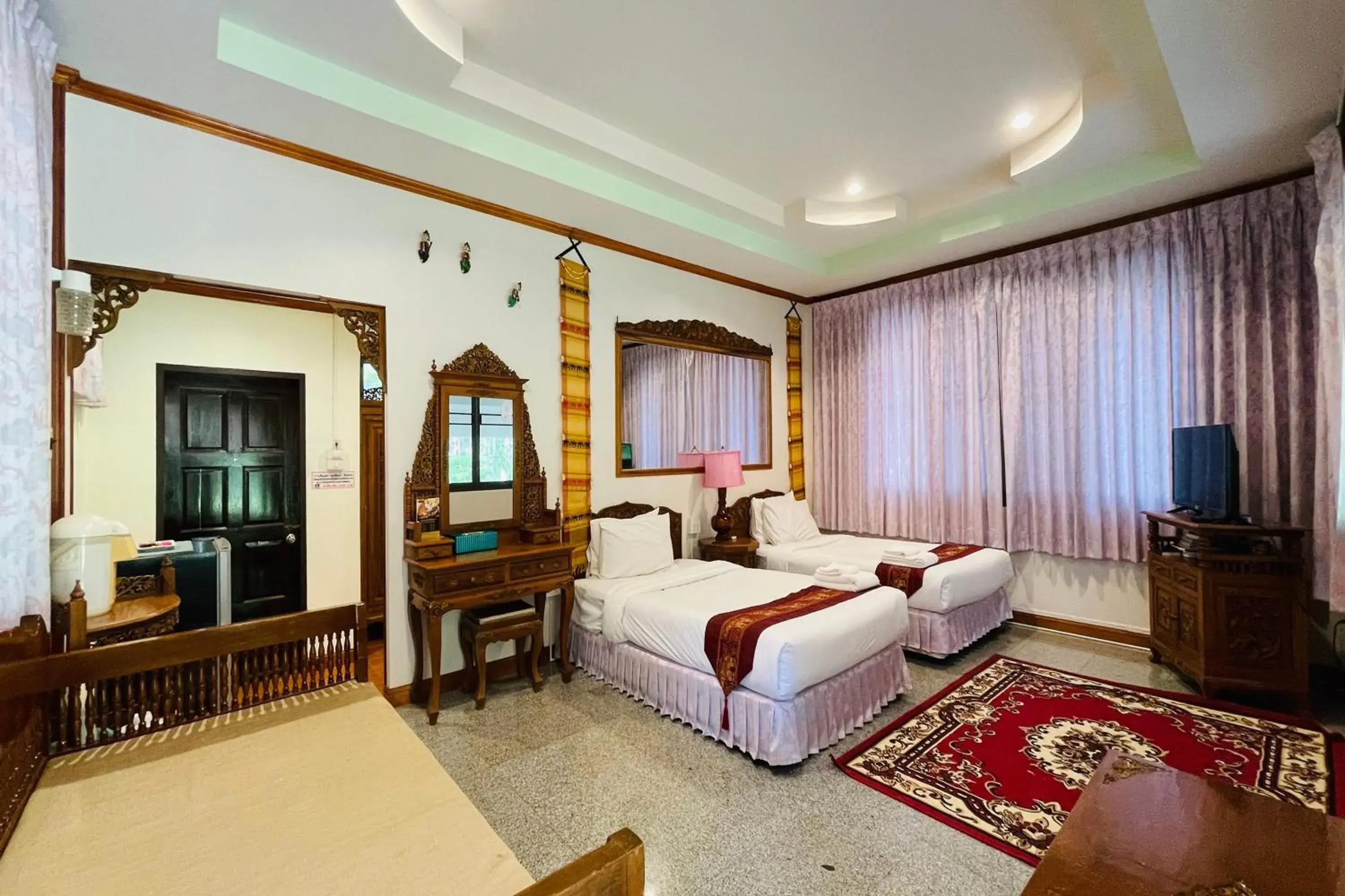 Twin Room with View in Baan Rim Kwai Paerimnam Resort Twin Room with View in Baan Rim Kwai Paerimnam Resort