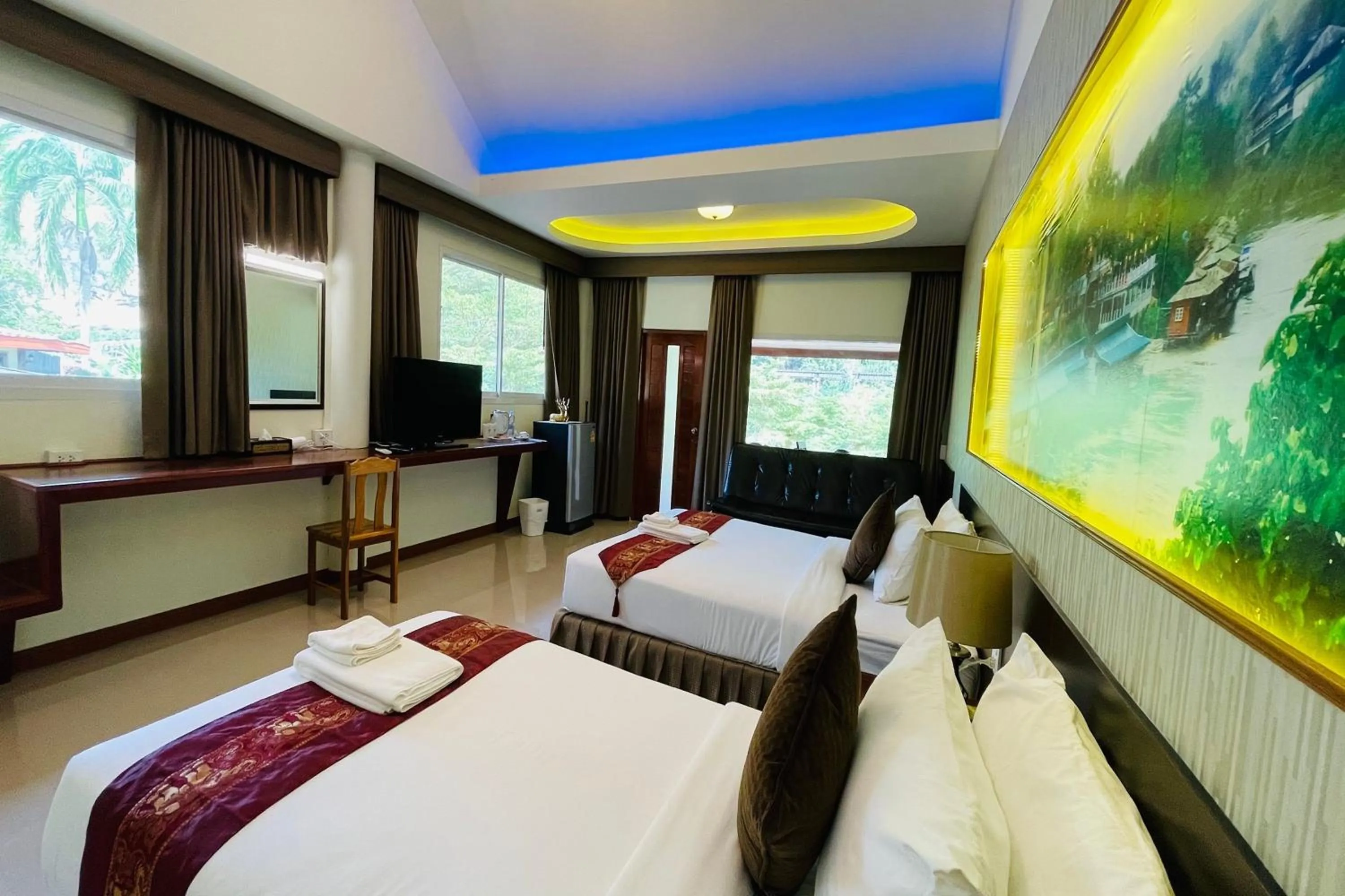 Bedroom, Bed in Baan Rim Kwai Paerimnam Resort