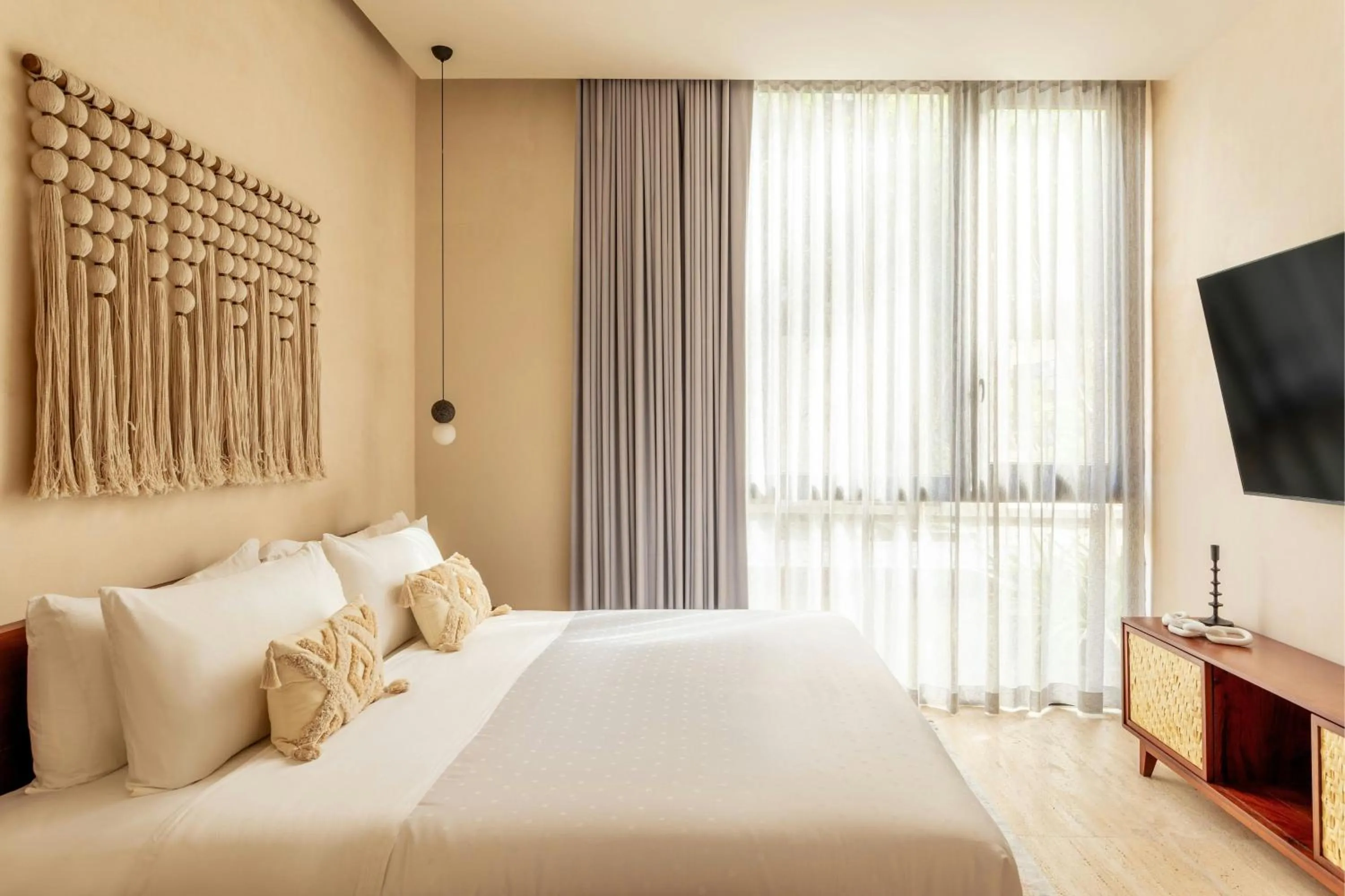 Bedroom, Bed in Bloom Tulum, Apartments by Marriott Bonvoy