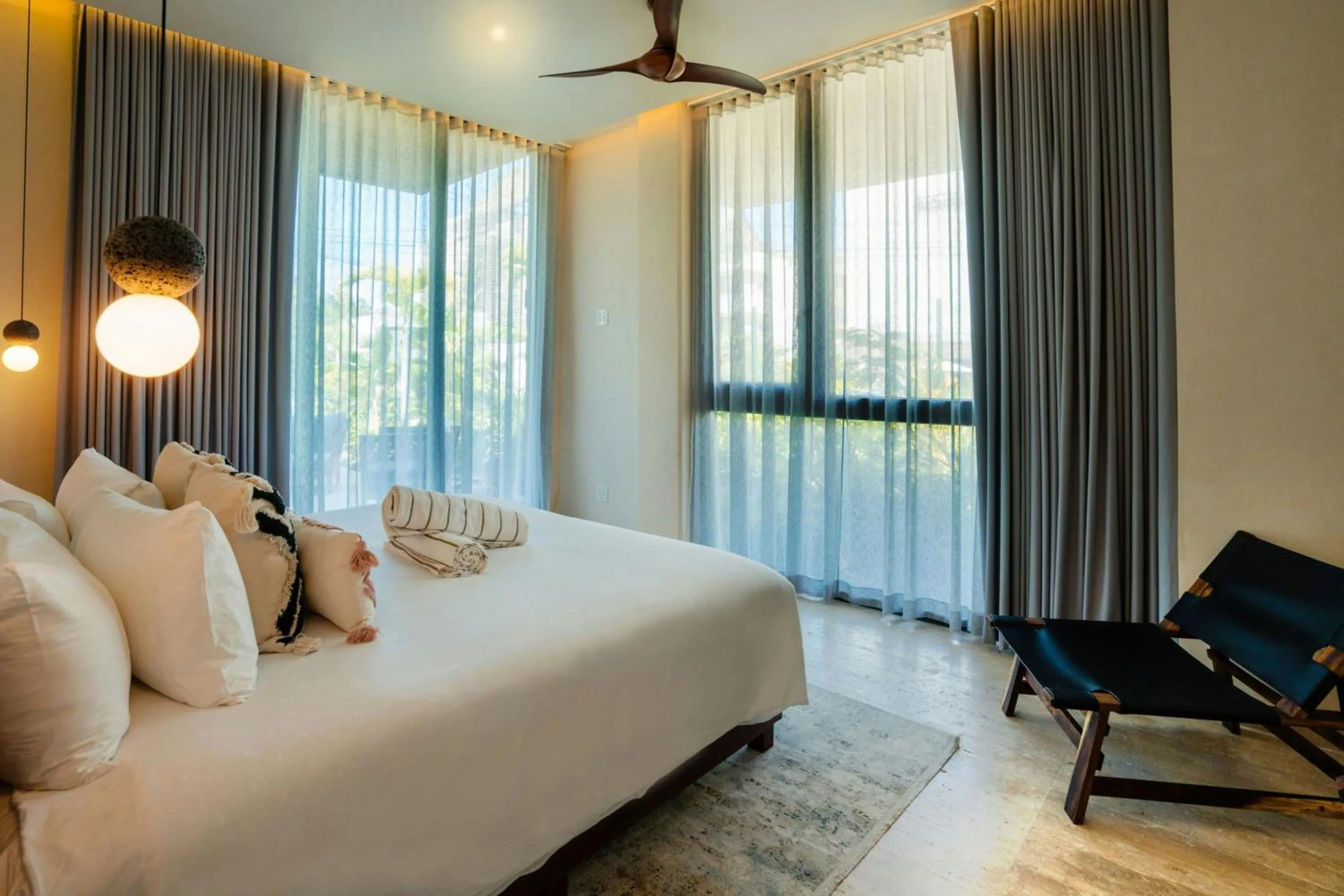 Bedroom, Bed in Bloom Tulum, Apartments by Marriott Bonvoy