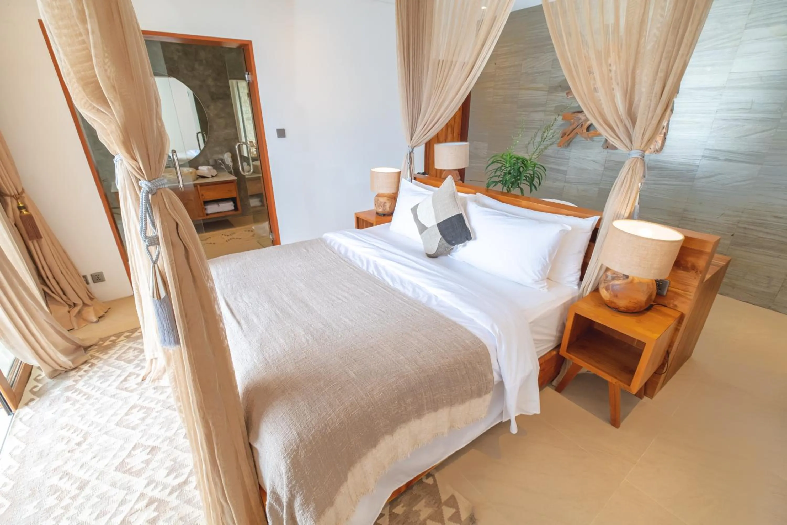 Bedroom, Bed in Villa Kaliente