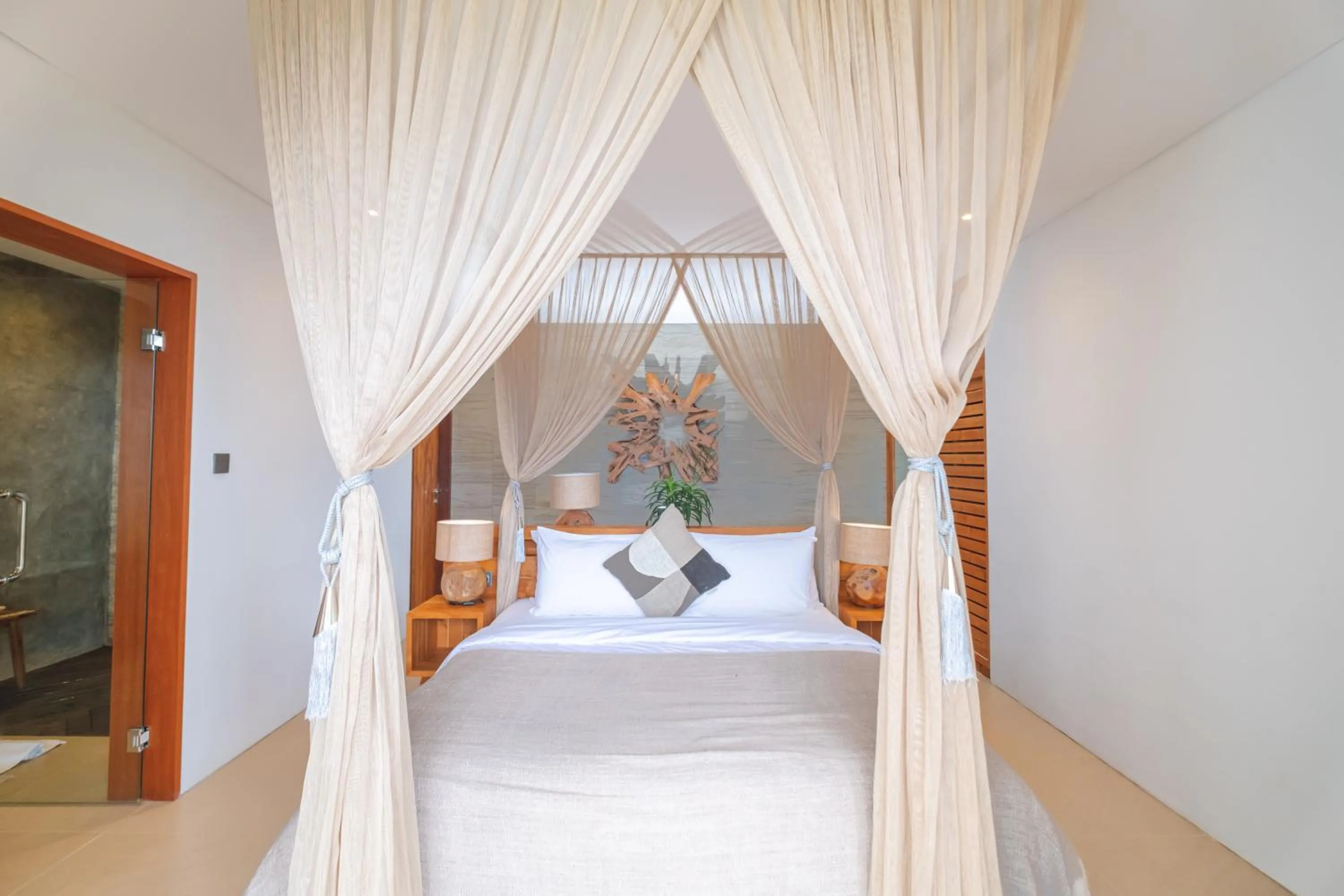 Bedroom, Bed in Villa Kaliente