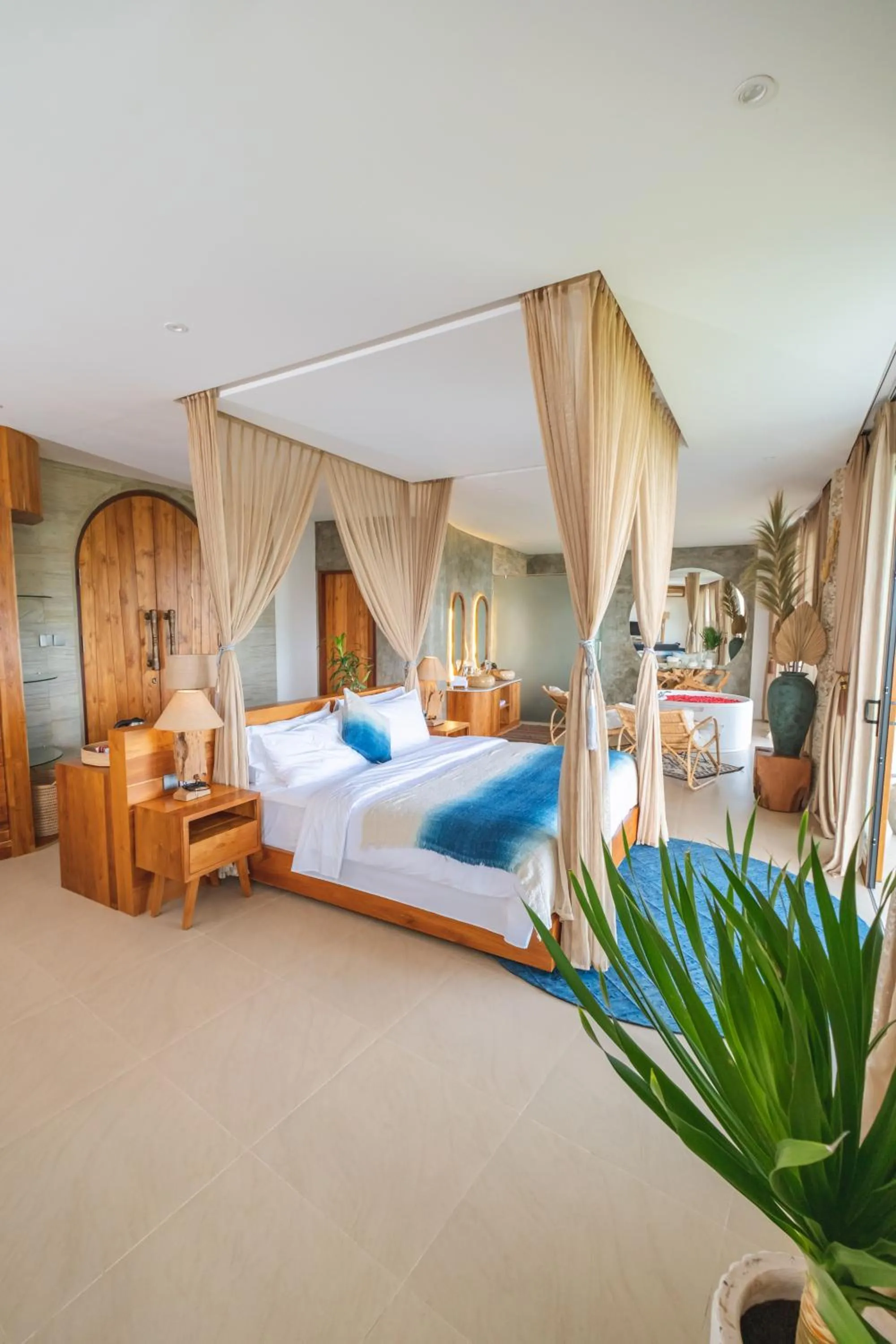 Bed in Villa Kaliente