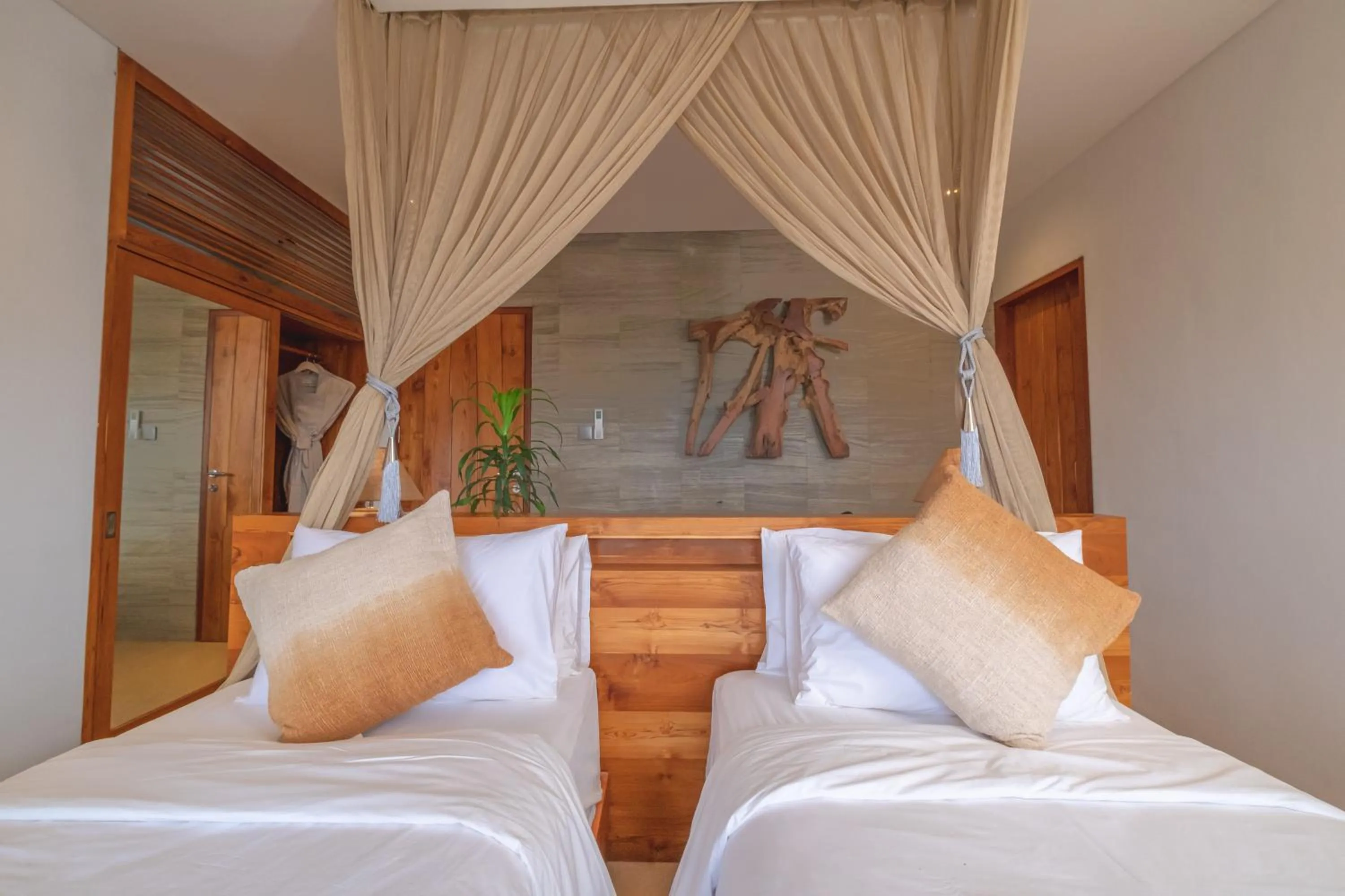 Bedroom, Bed in Villa Kaliente