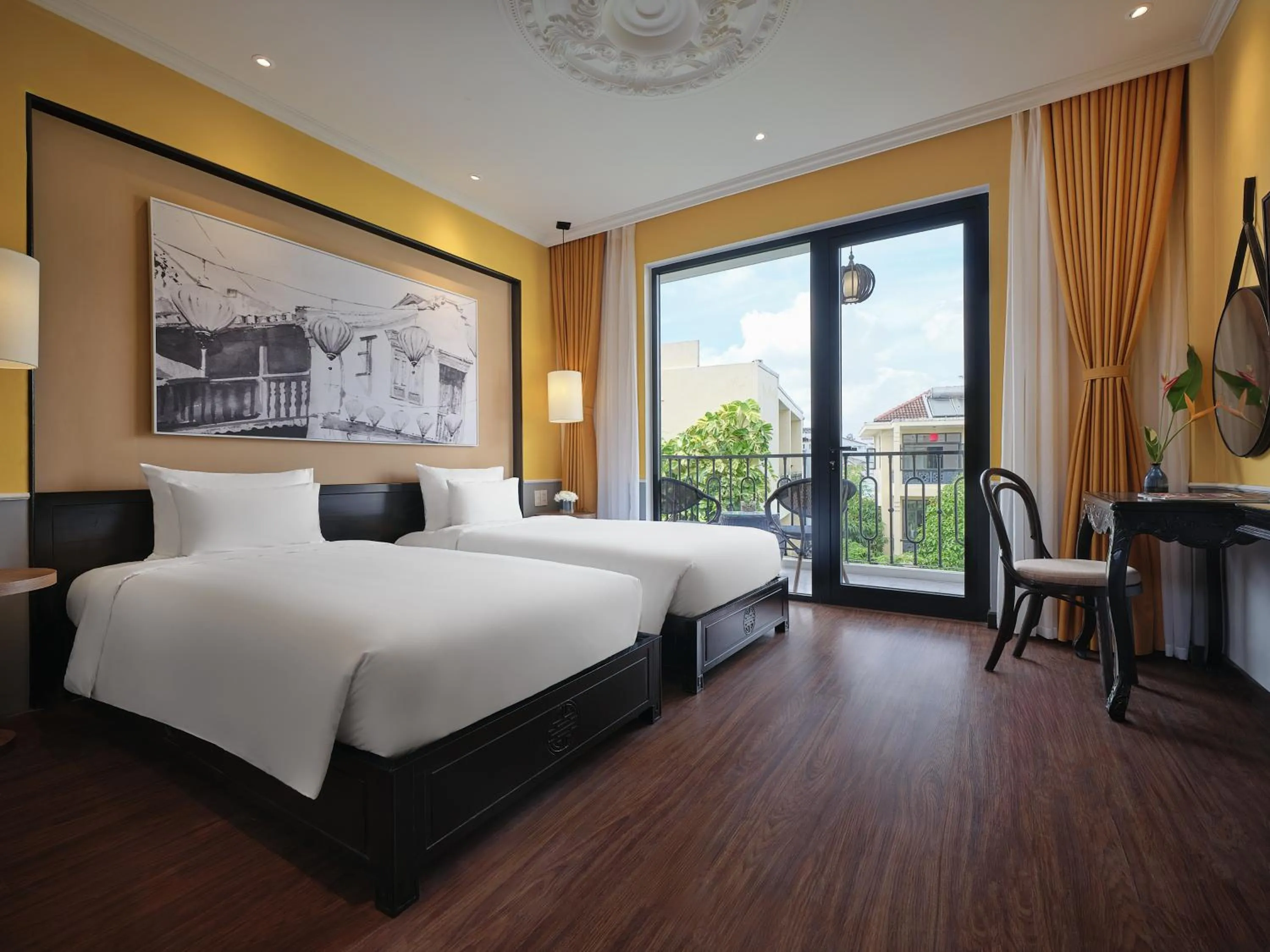 View (from property/room), Bed in Sen Retreat Hoi An