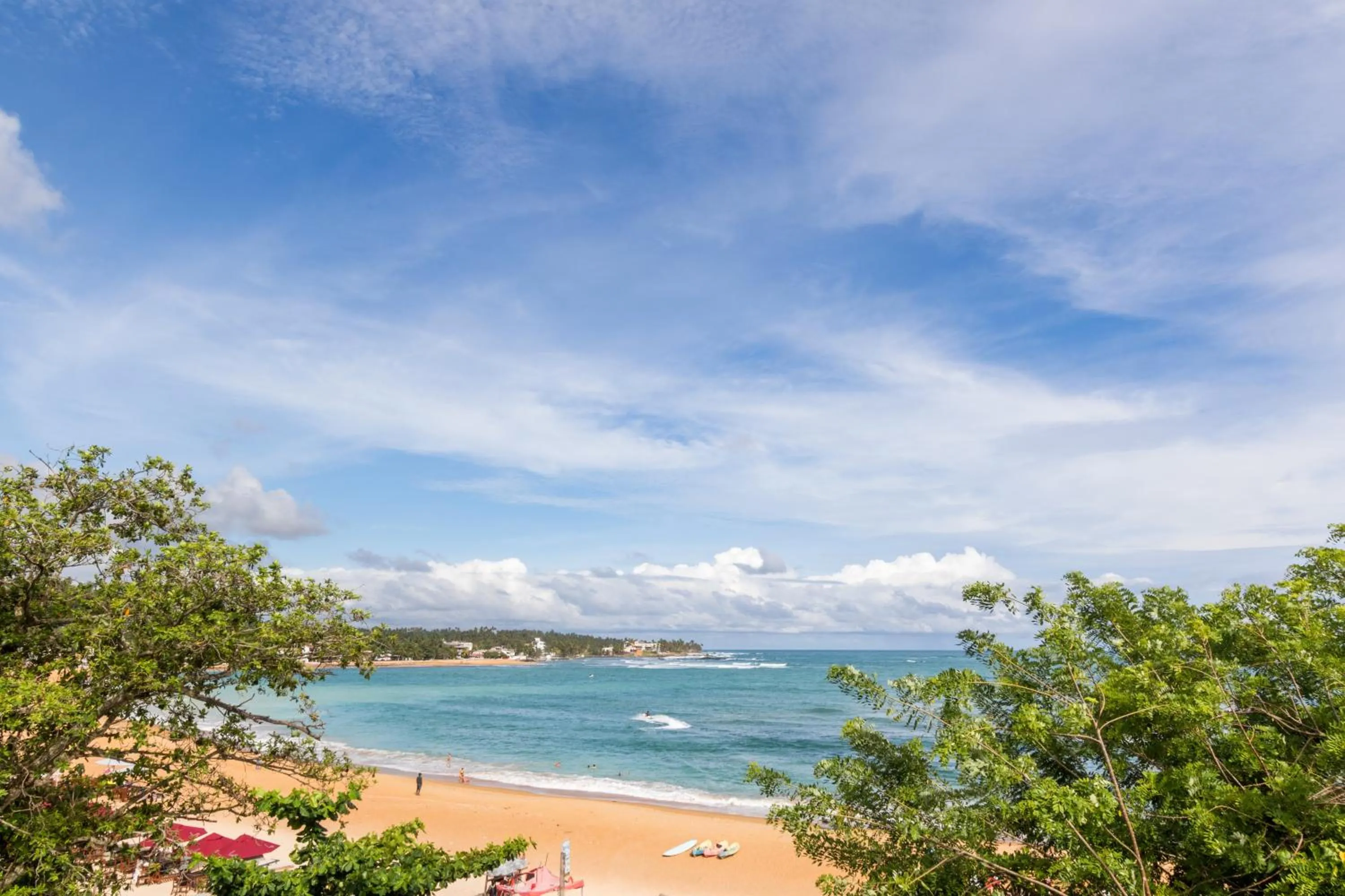 Beach in The Waves Unawatuna