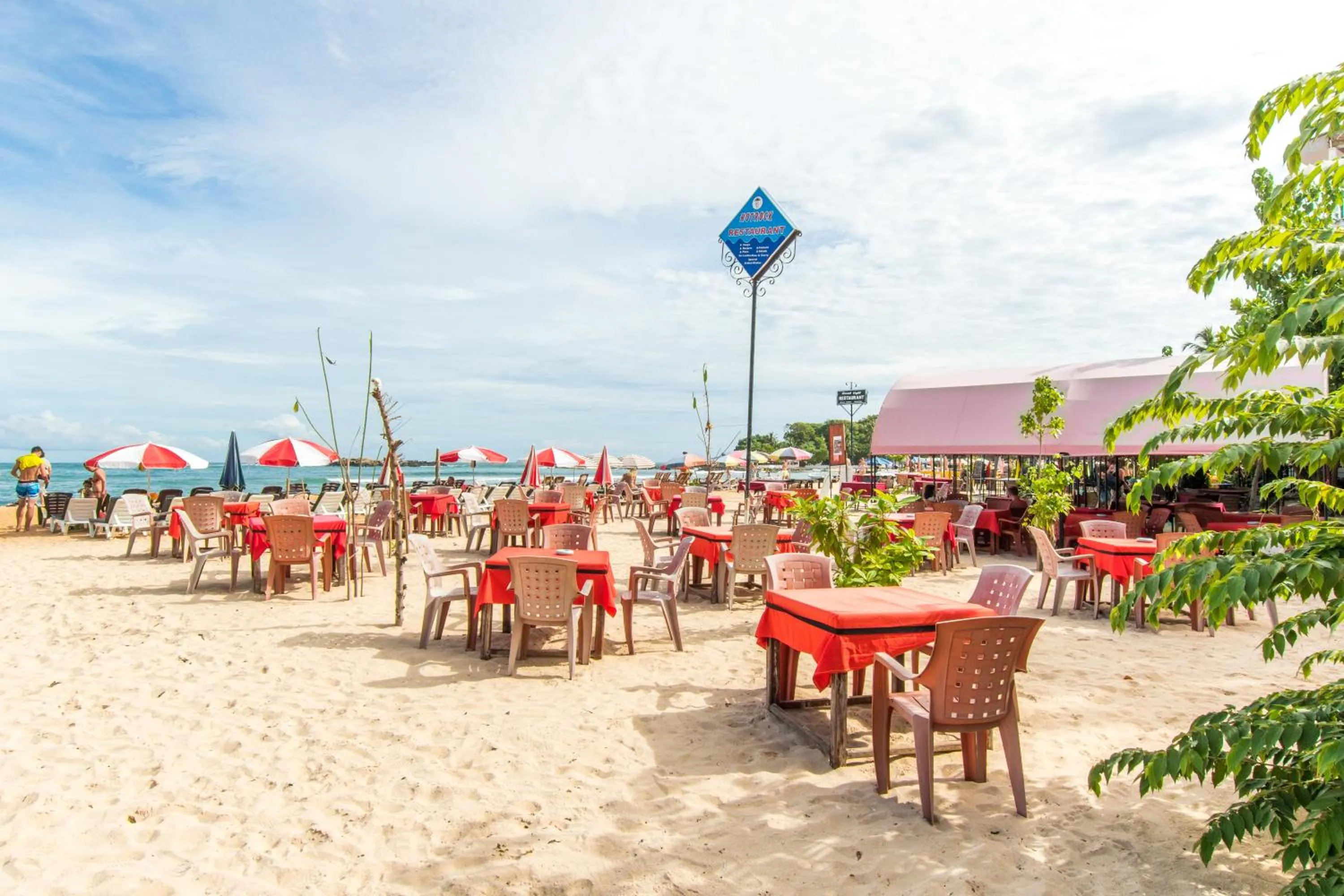 Beach in The Waves Unawatuna