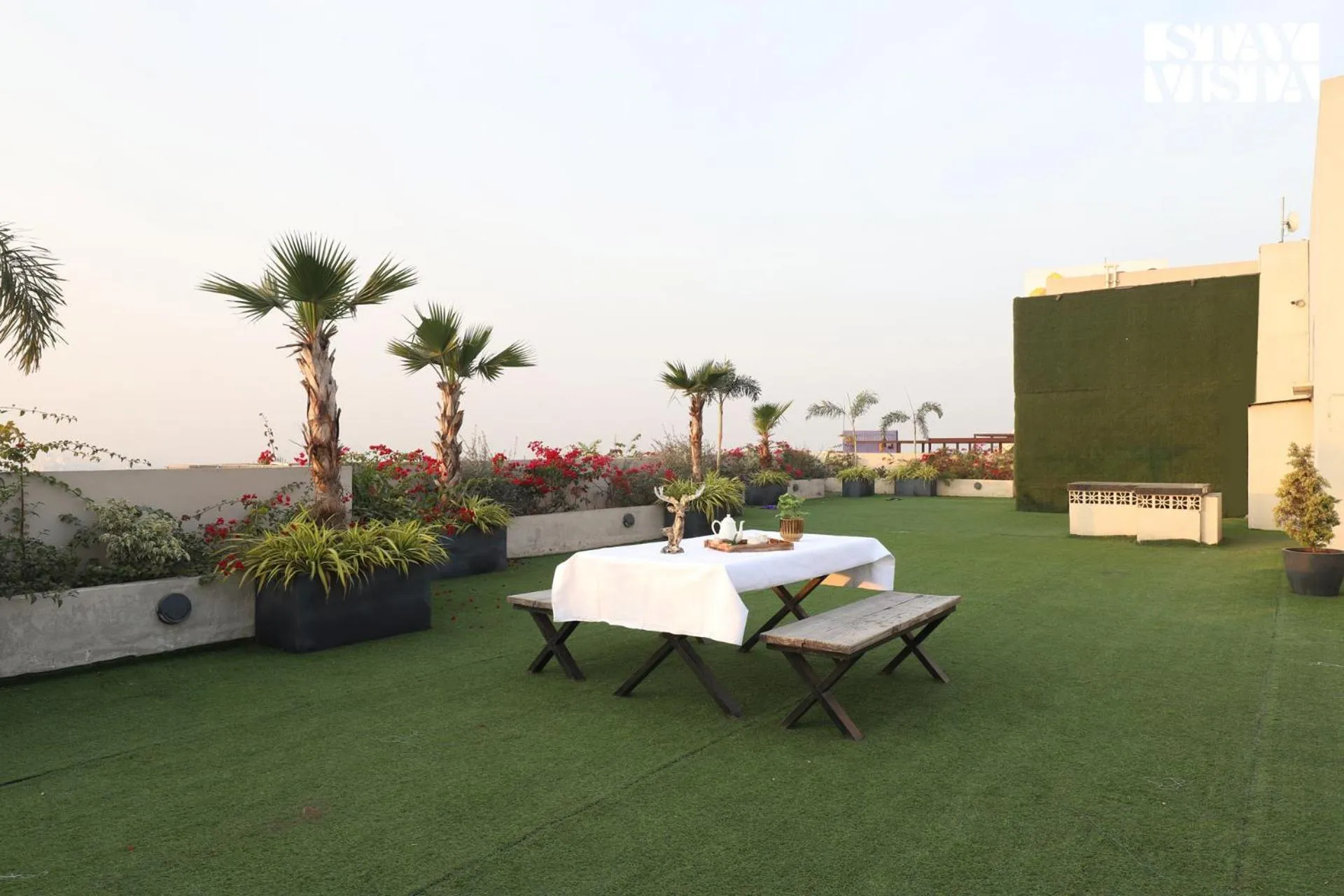 Garden in StayVista at Cityscape with Rooftop Pool - Jaipur