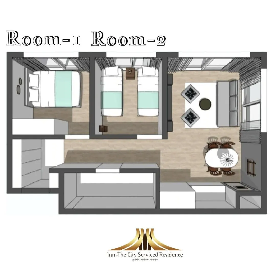 Photo of the whole room in INN-The City MyeongDong