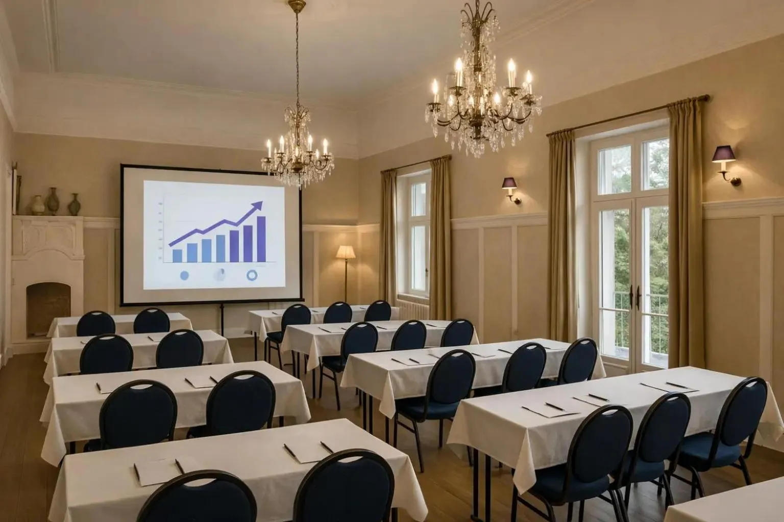 Meeting/conference room in Schloss Krugsdorf Golf & Hotel