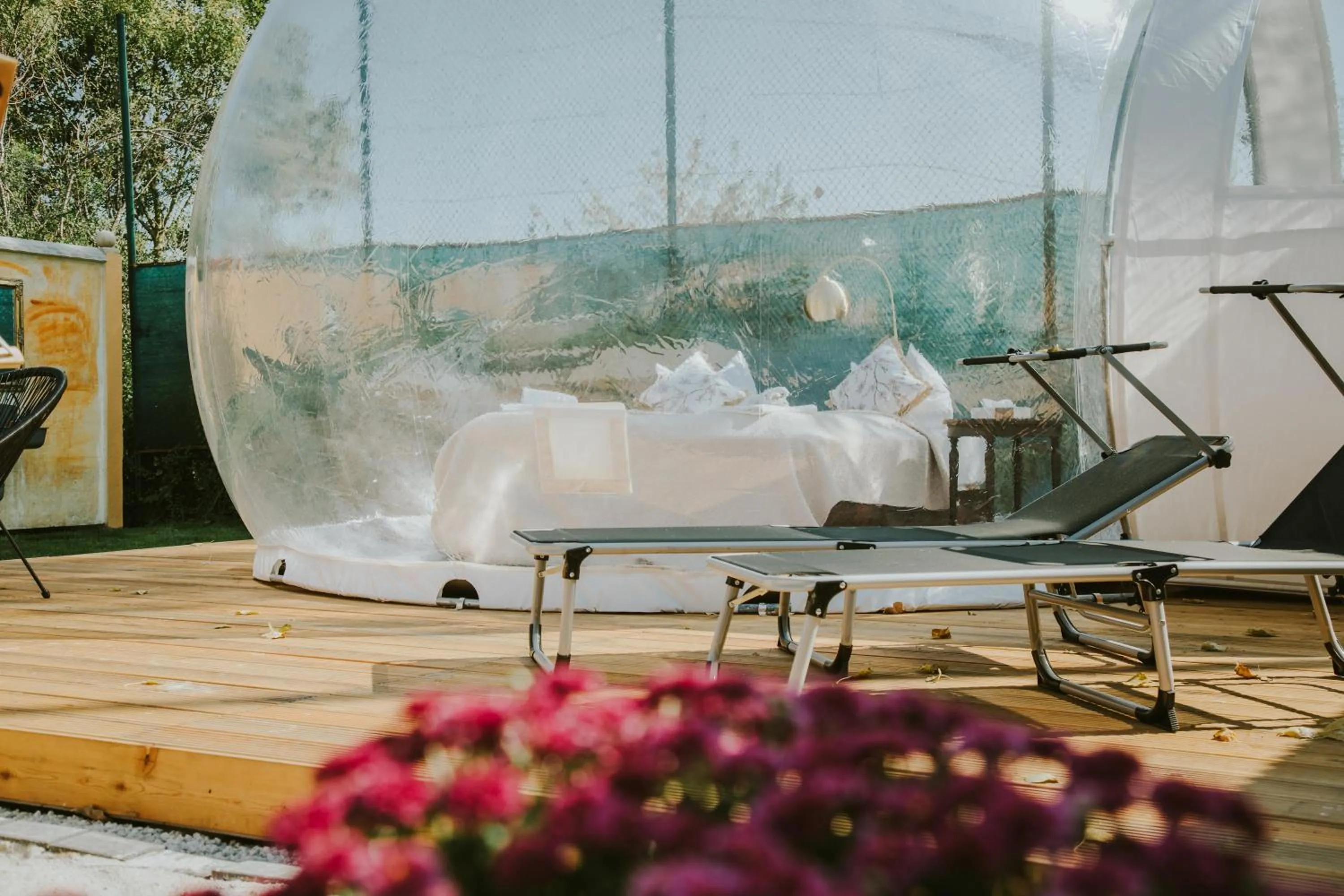 Balcony/Terrace in Schloss Krugsdorf Golf & Hotel