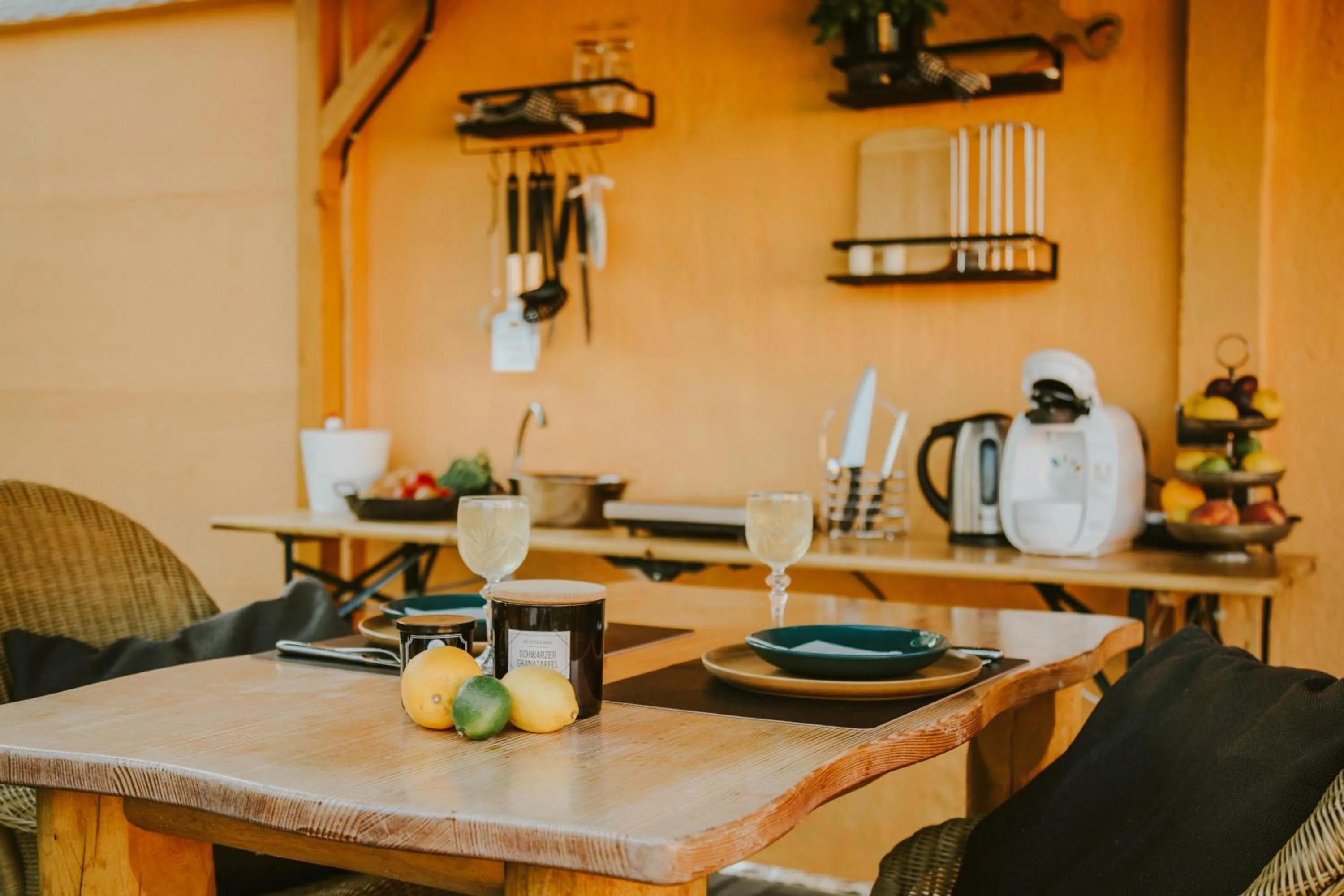 Kitchen or kitchenette in Schloss Krugsdorf Golf & Hotel