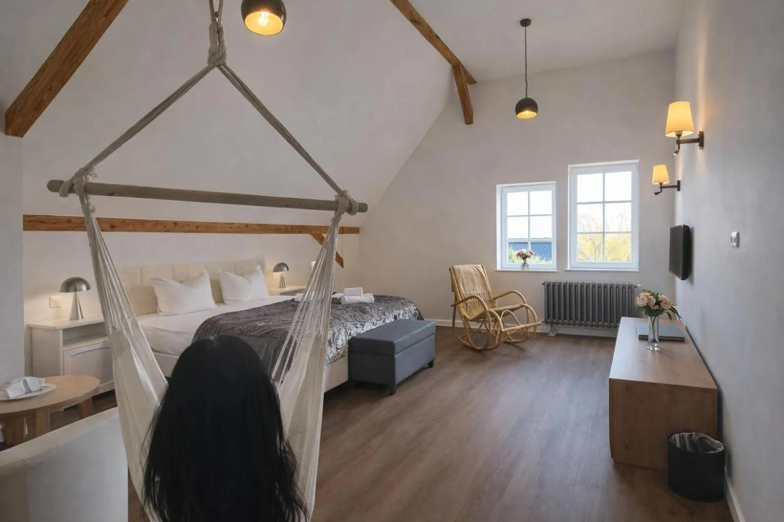 Photo of the whole room, Bed in Schloss Krugsdorf Golf & Hotel