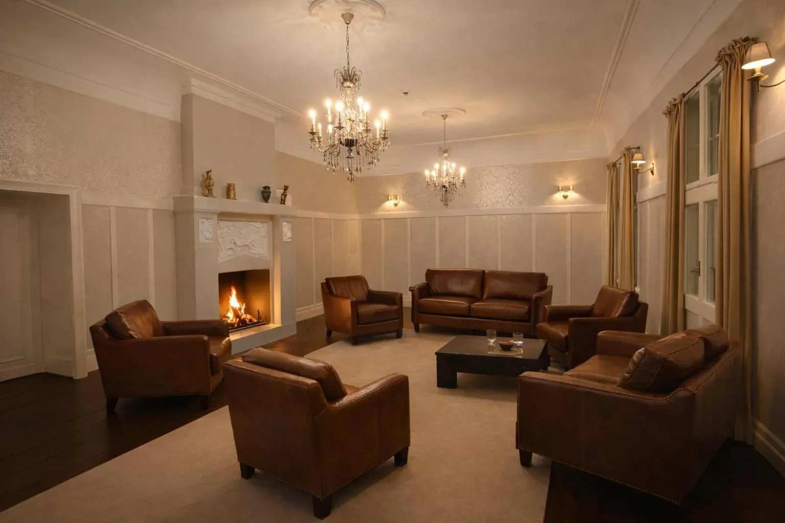 Lobby or reception in Schloss Krugsdorf Golf & Hotel