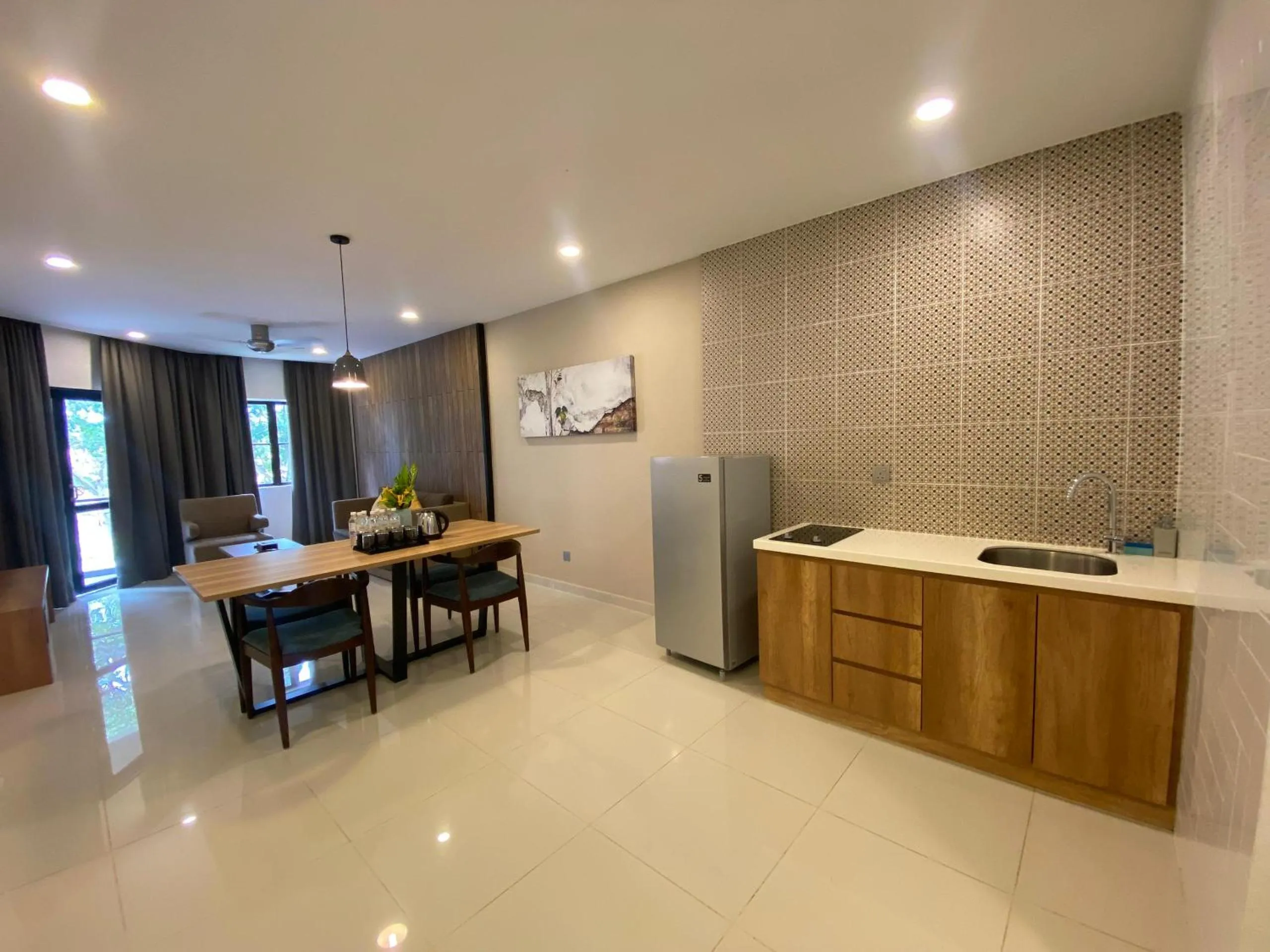 Kitchen or kitchenette in SGI Vacation Club Villa @ Damai Laut Holiday Resort