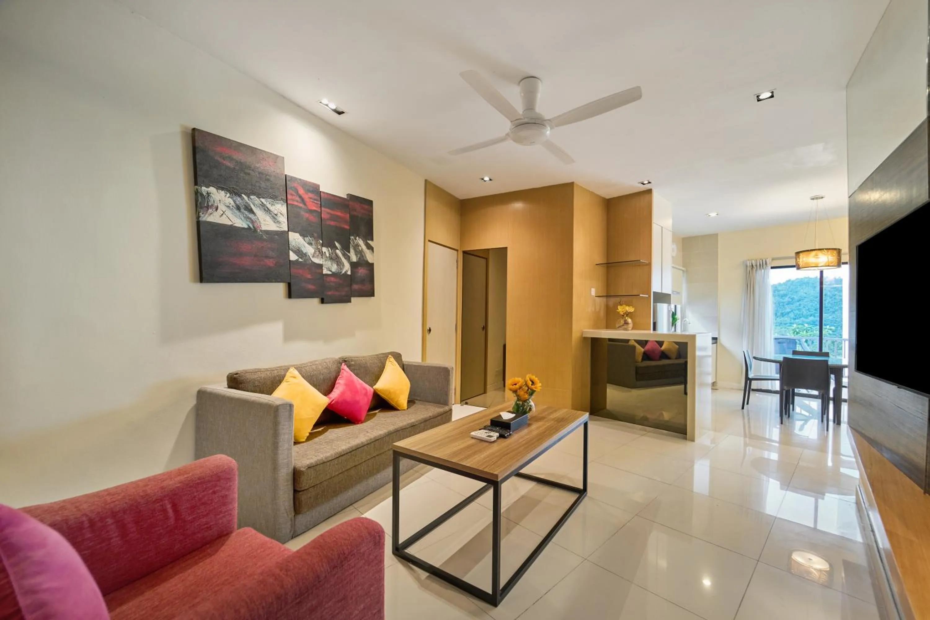 Living room in SGI Vacation Club Villa @ Damai Laut Holiday Resort