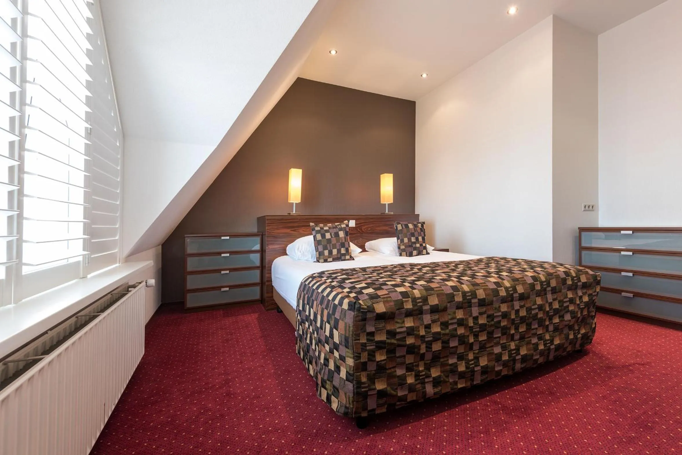 Bed in Strandhotel de Vassy