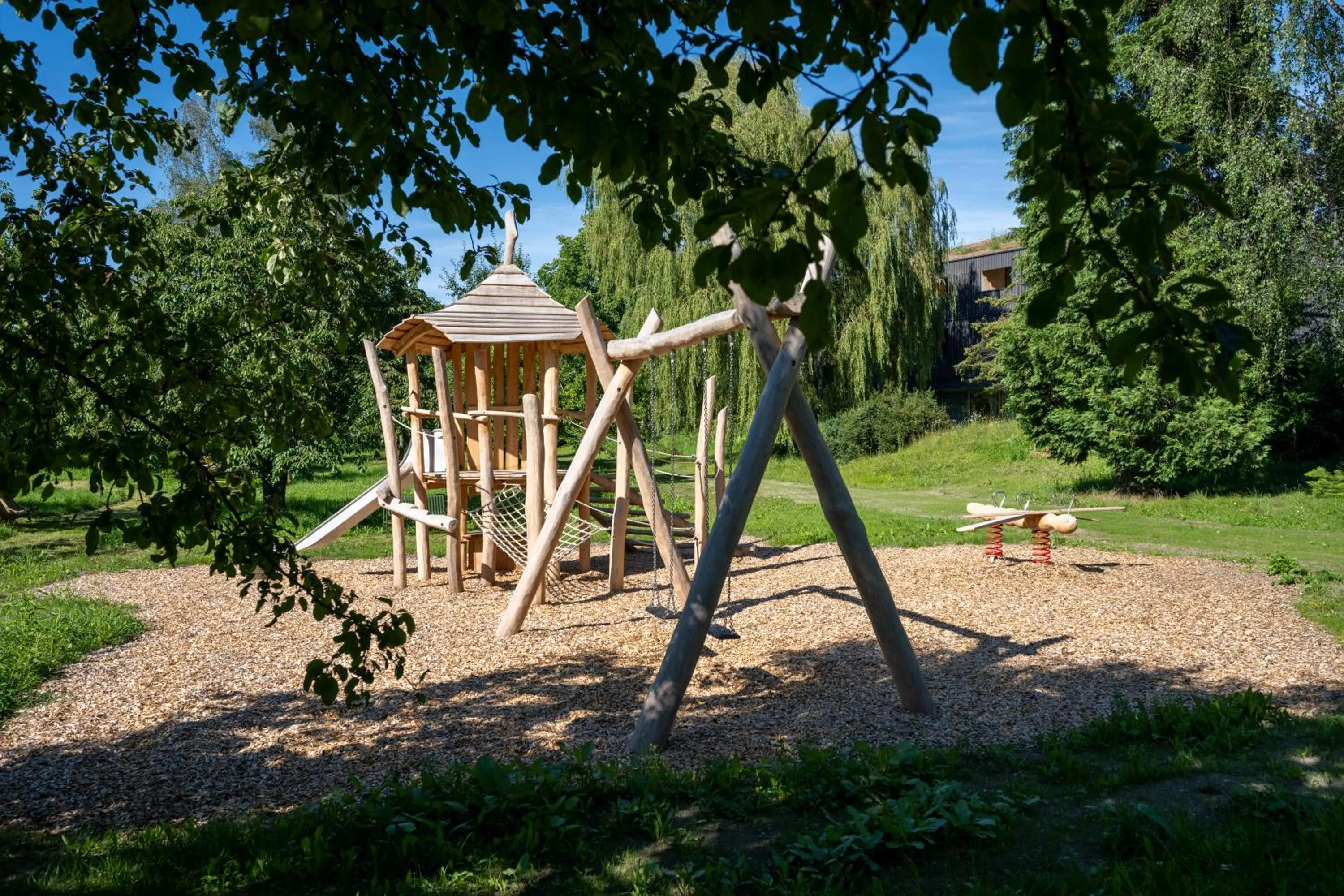 Children play ground in Seegut Zeppelin - a member of Design Hotels