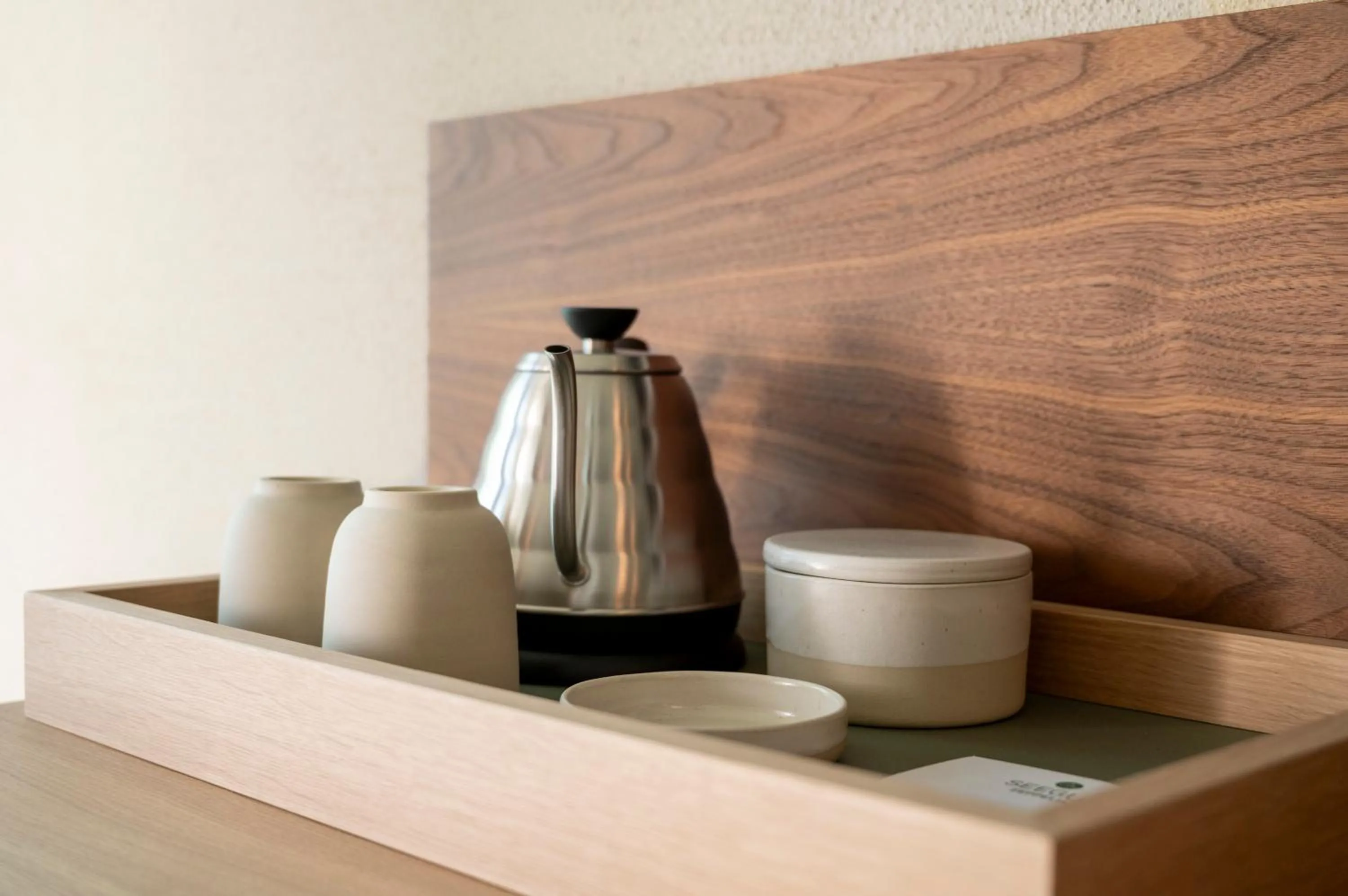 Coffee/tea facilities in Seegut Zeppelin - a member of Design Hotels
