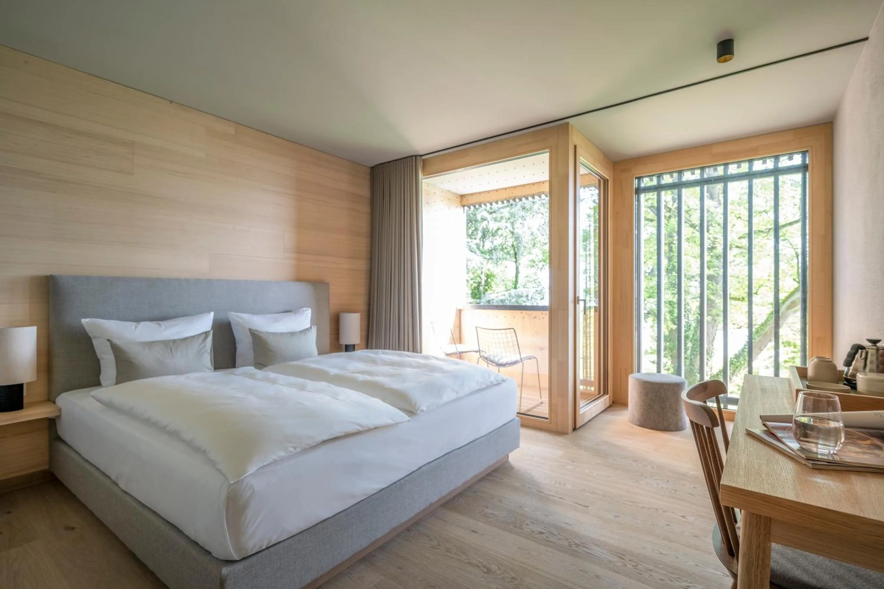 Bed in Seegut Zeppelin - a member of Design Hotels