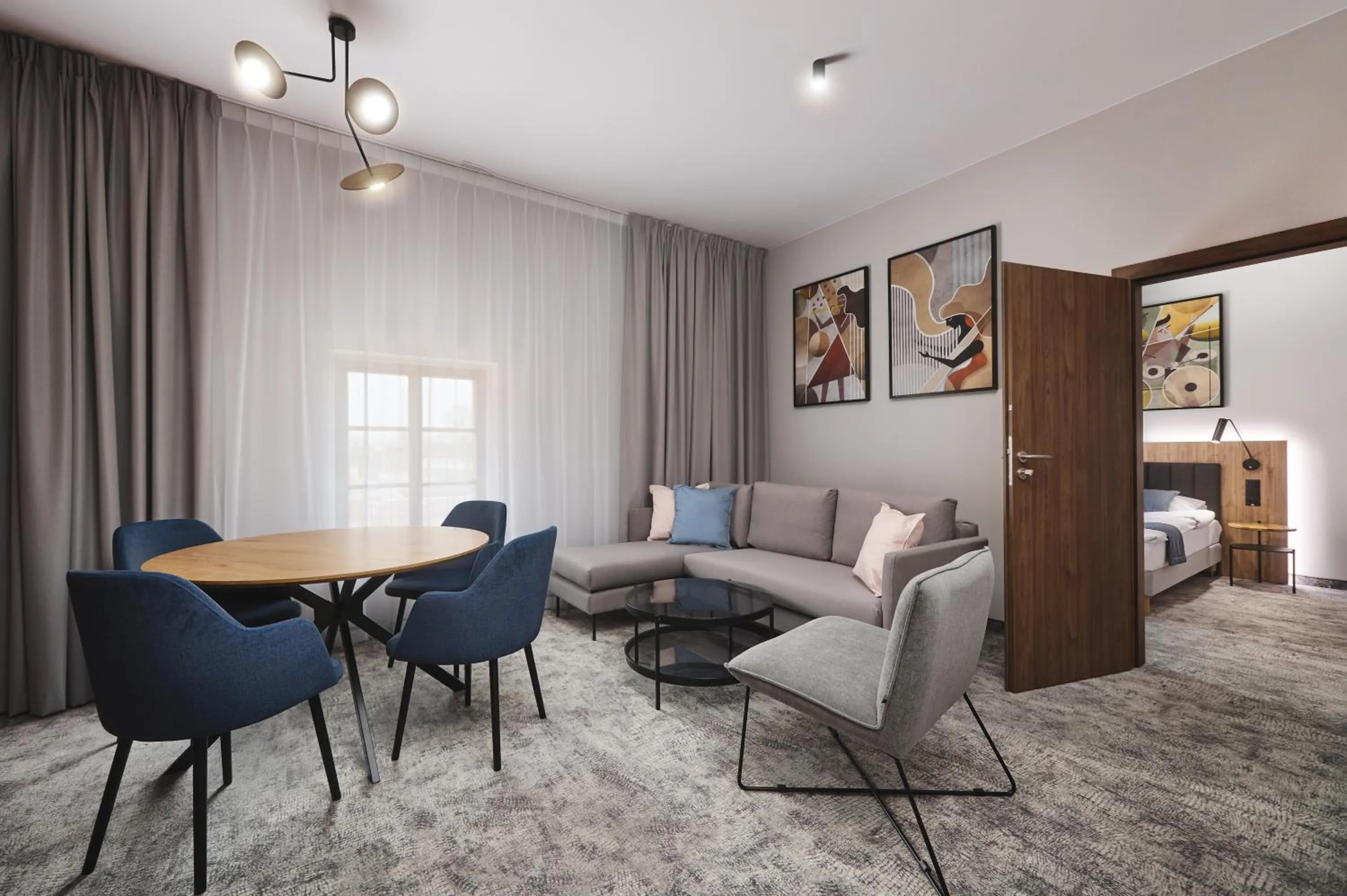 Living room in Hotel Halo Szczecin