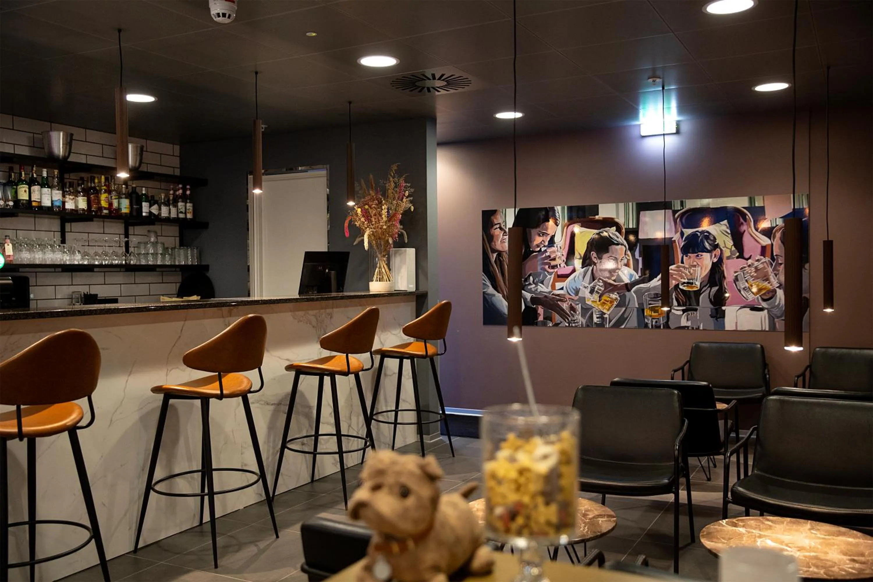 Lounge or bar in Cabinn Plus Esbjerg