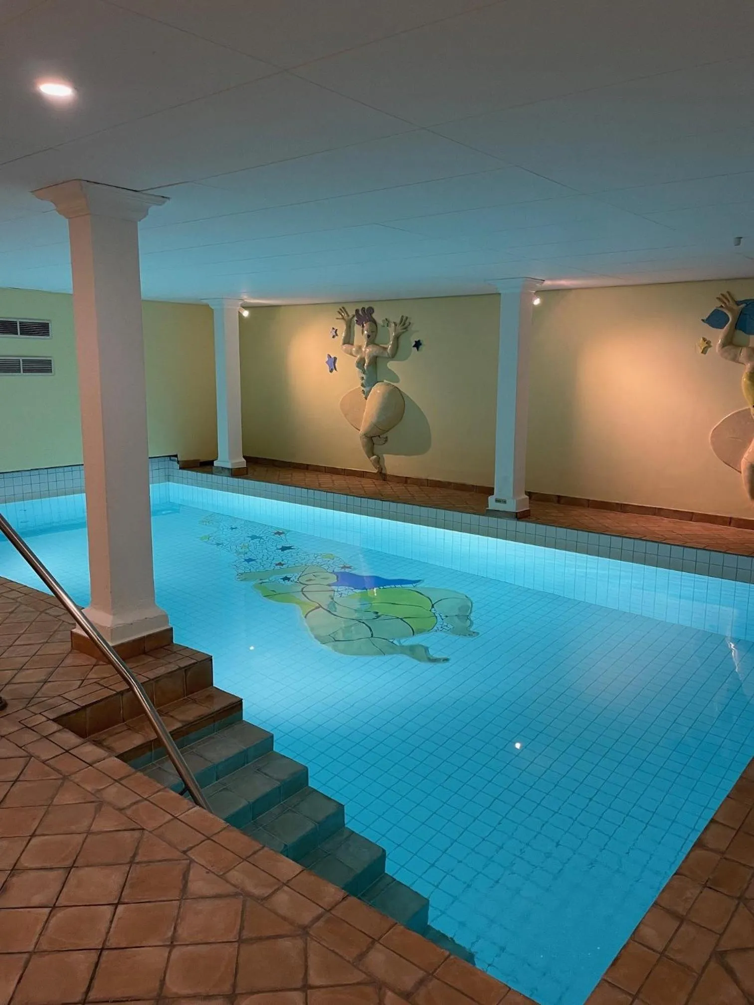 Swimming pool in Restaurant Hotel Merlet
