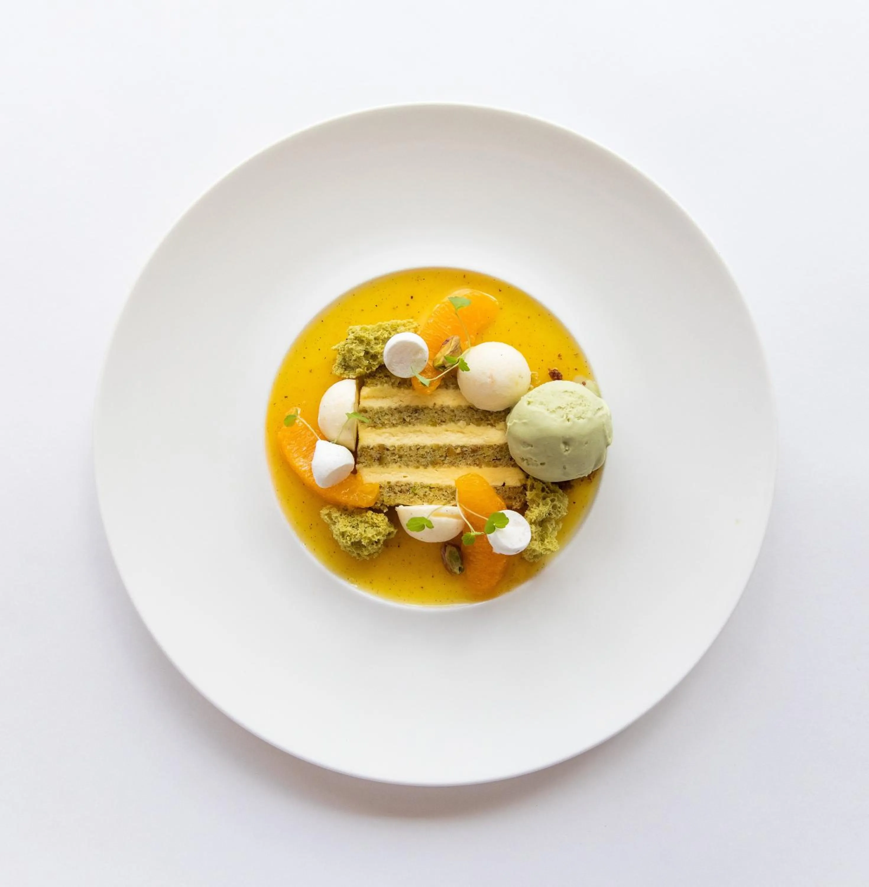 Food close-up in Restaurant Hotel Merlet