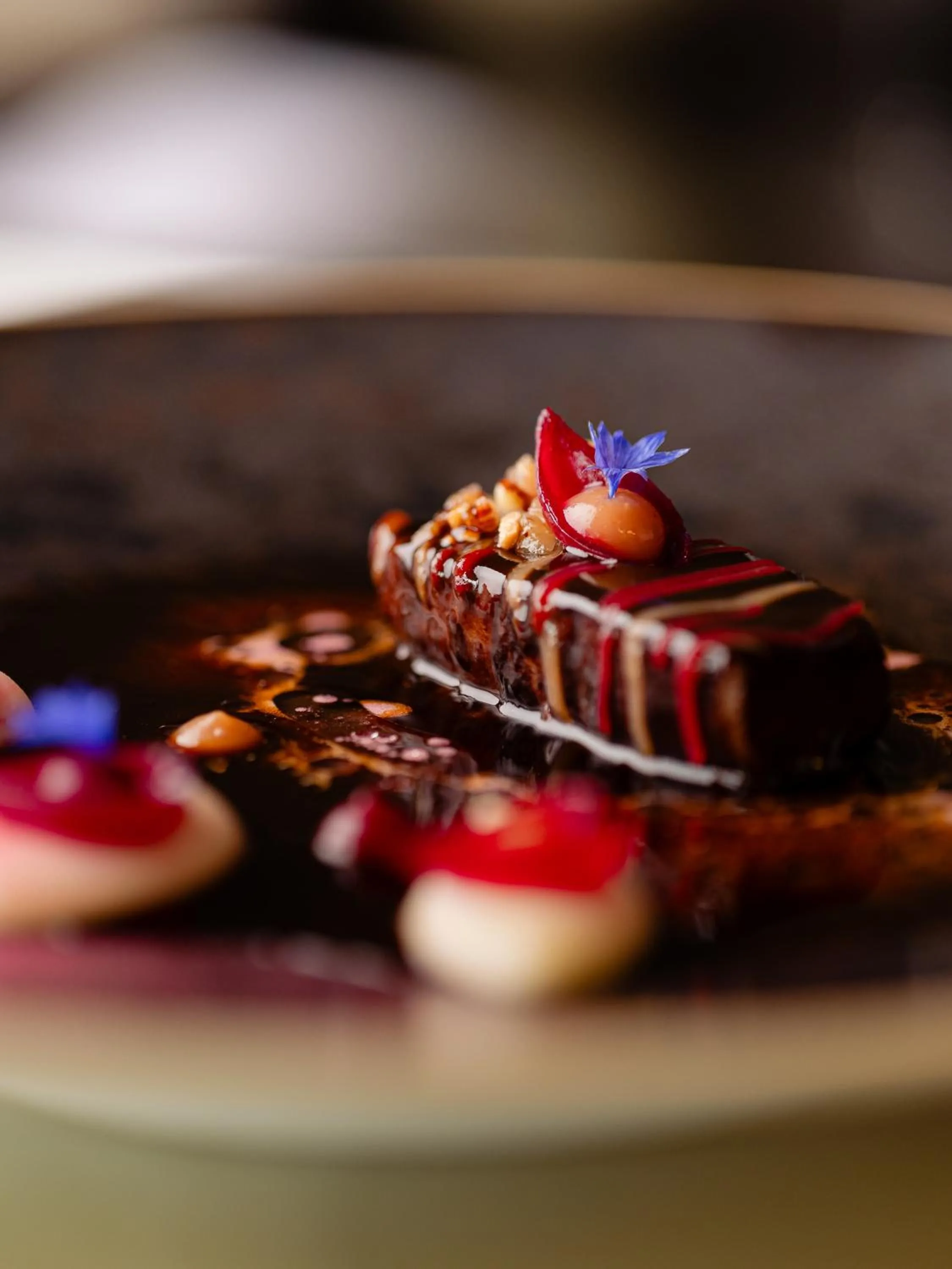 Food close-up in Restaurant Hotel Merlet
