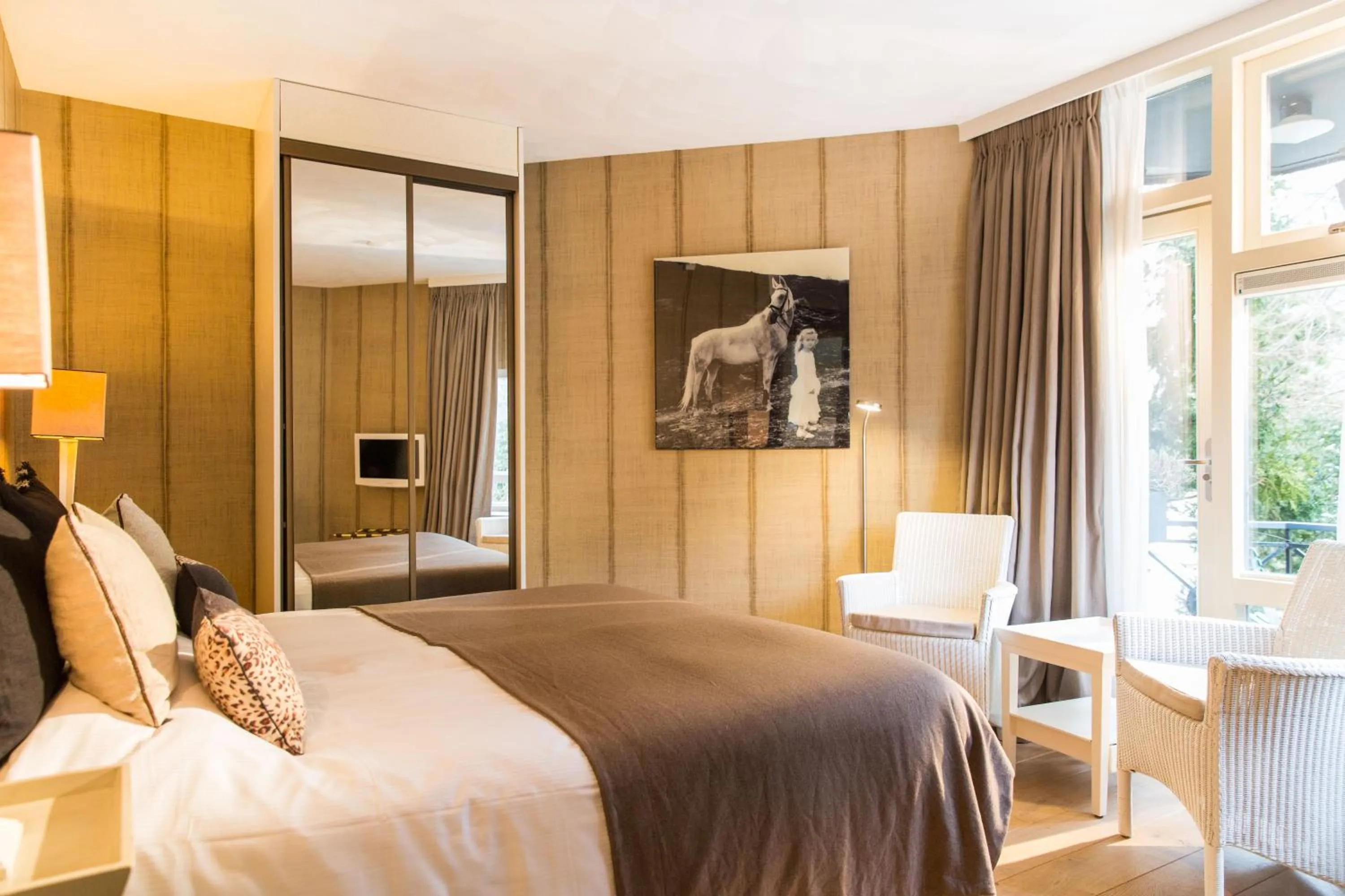 Photo of the whole room, Bed in Restaurant Hotel Merlet