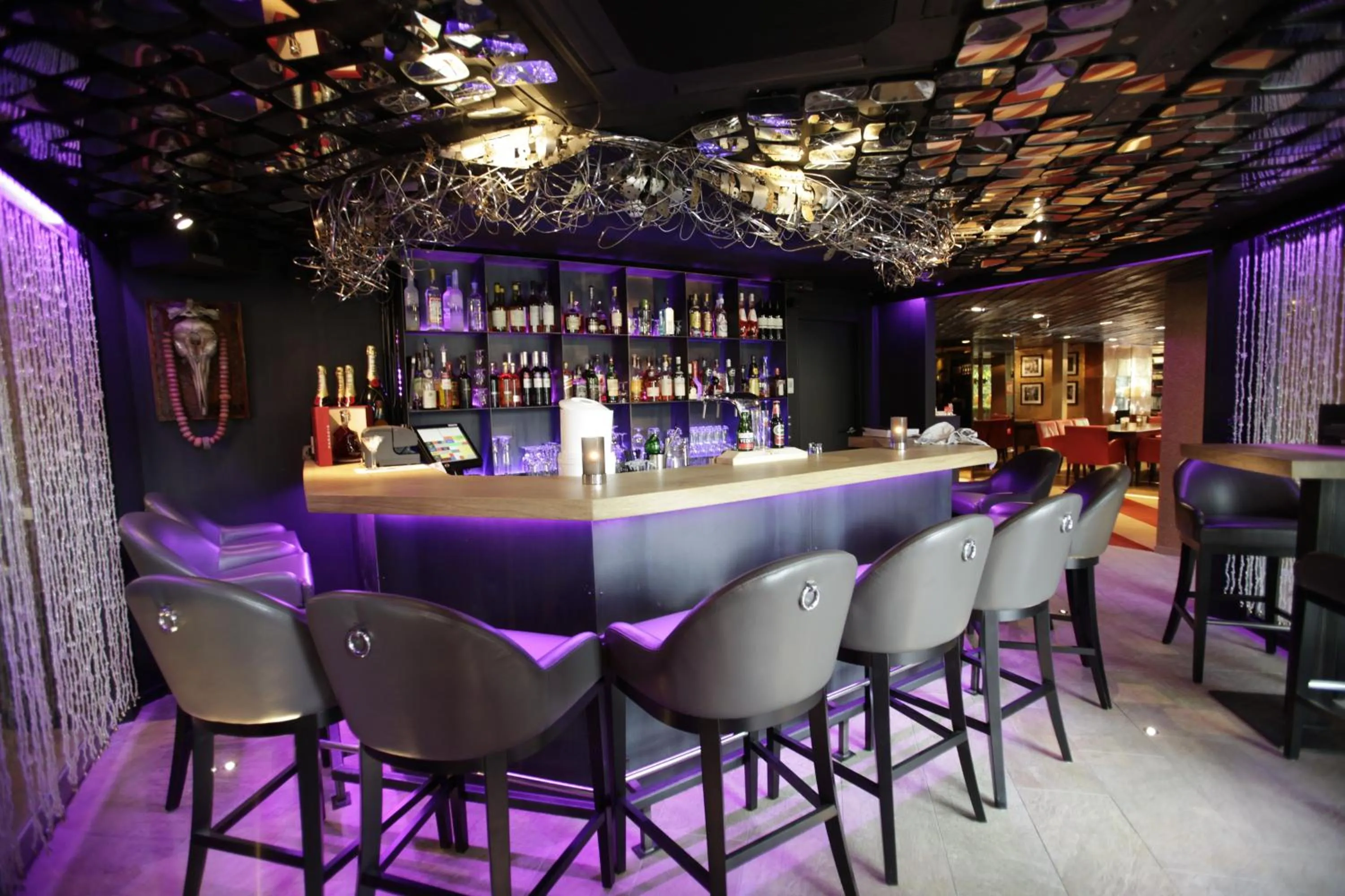 Lounge or bar in Restaurant Hotel Merlet