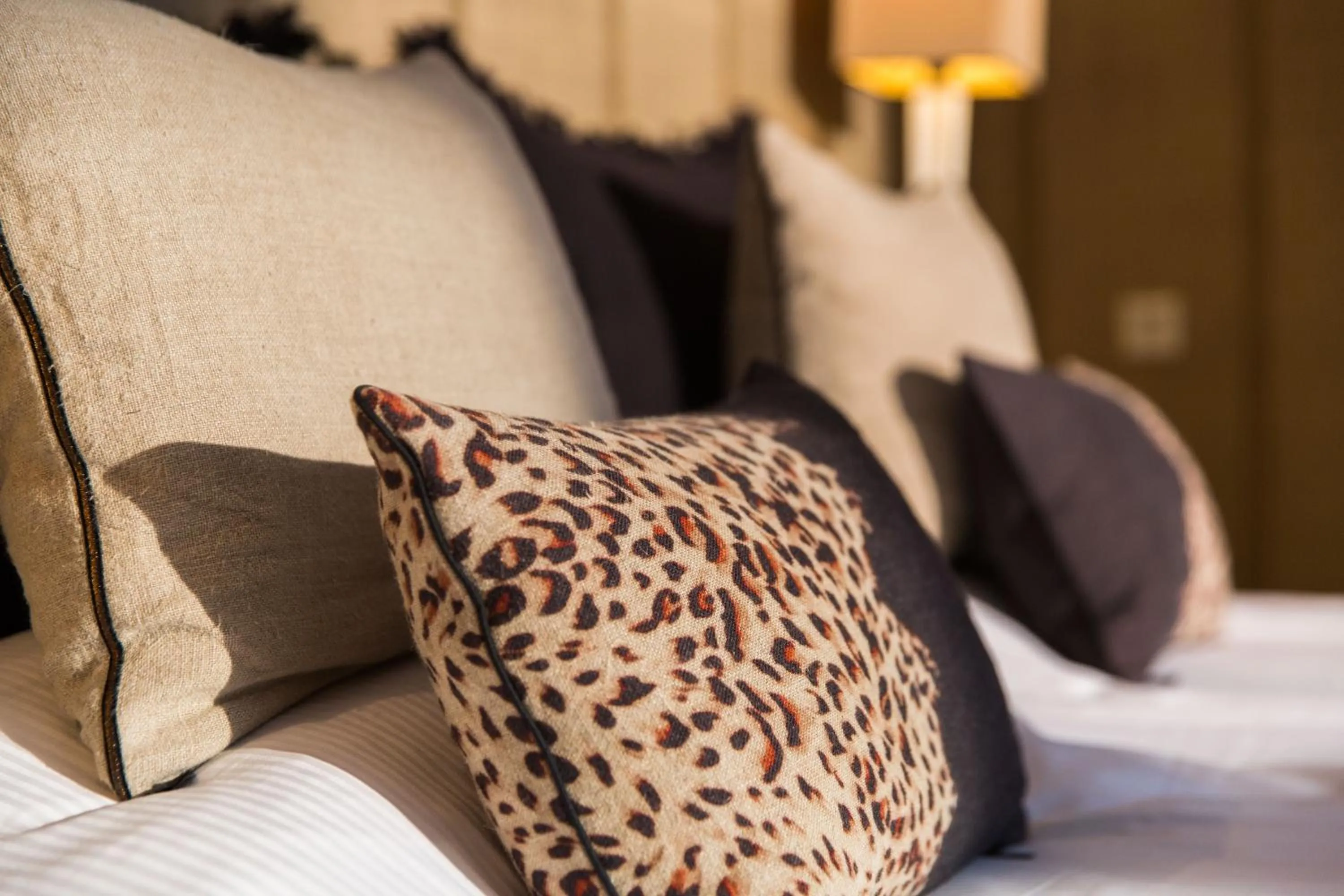 Bed in Restaurant Hotel Merlet