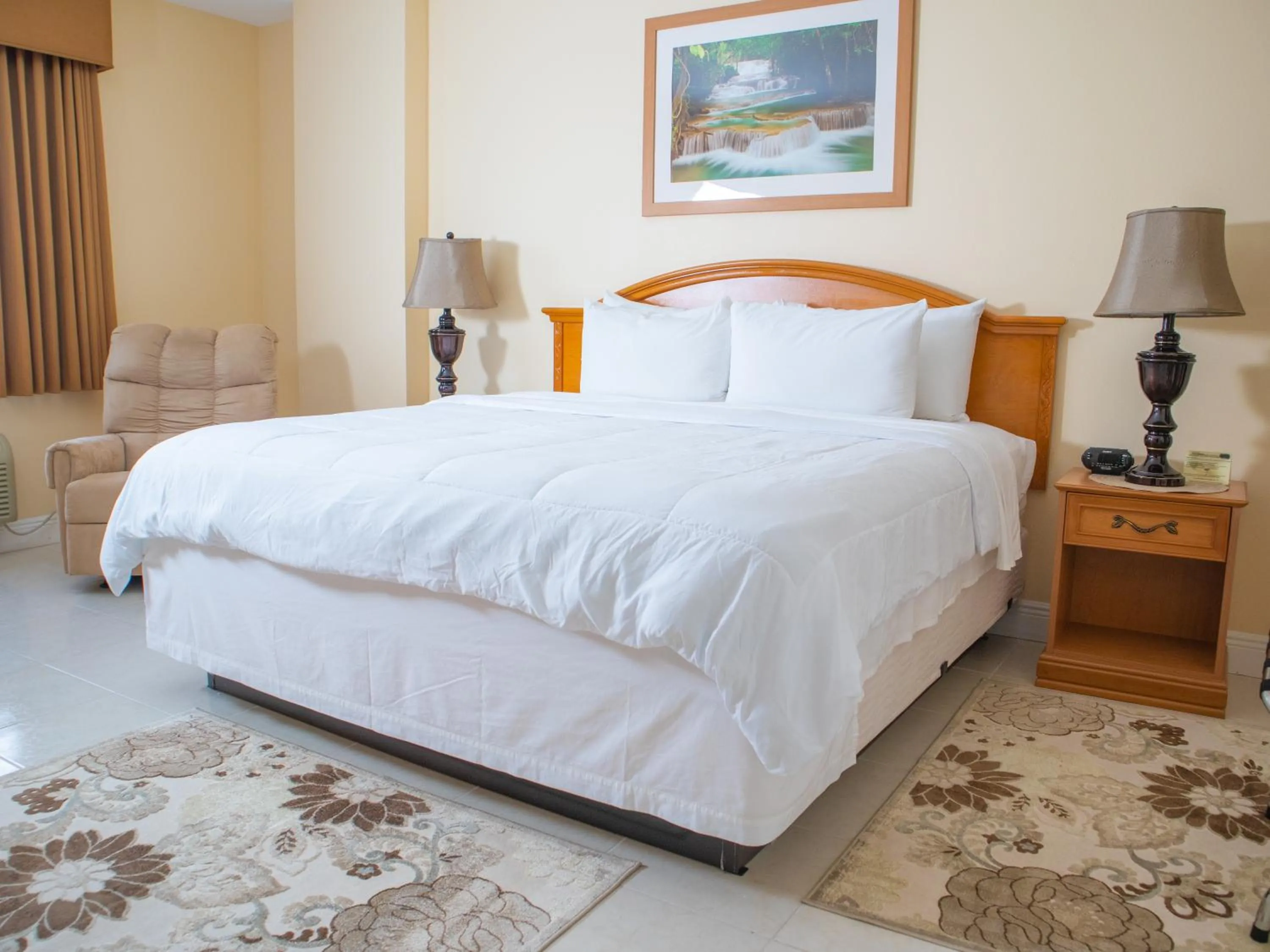 Bed in Princess Vegas Hotel & Casino