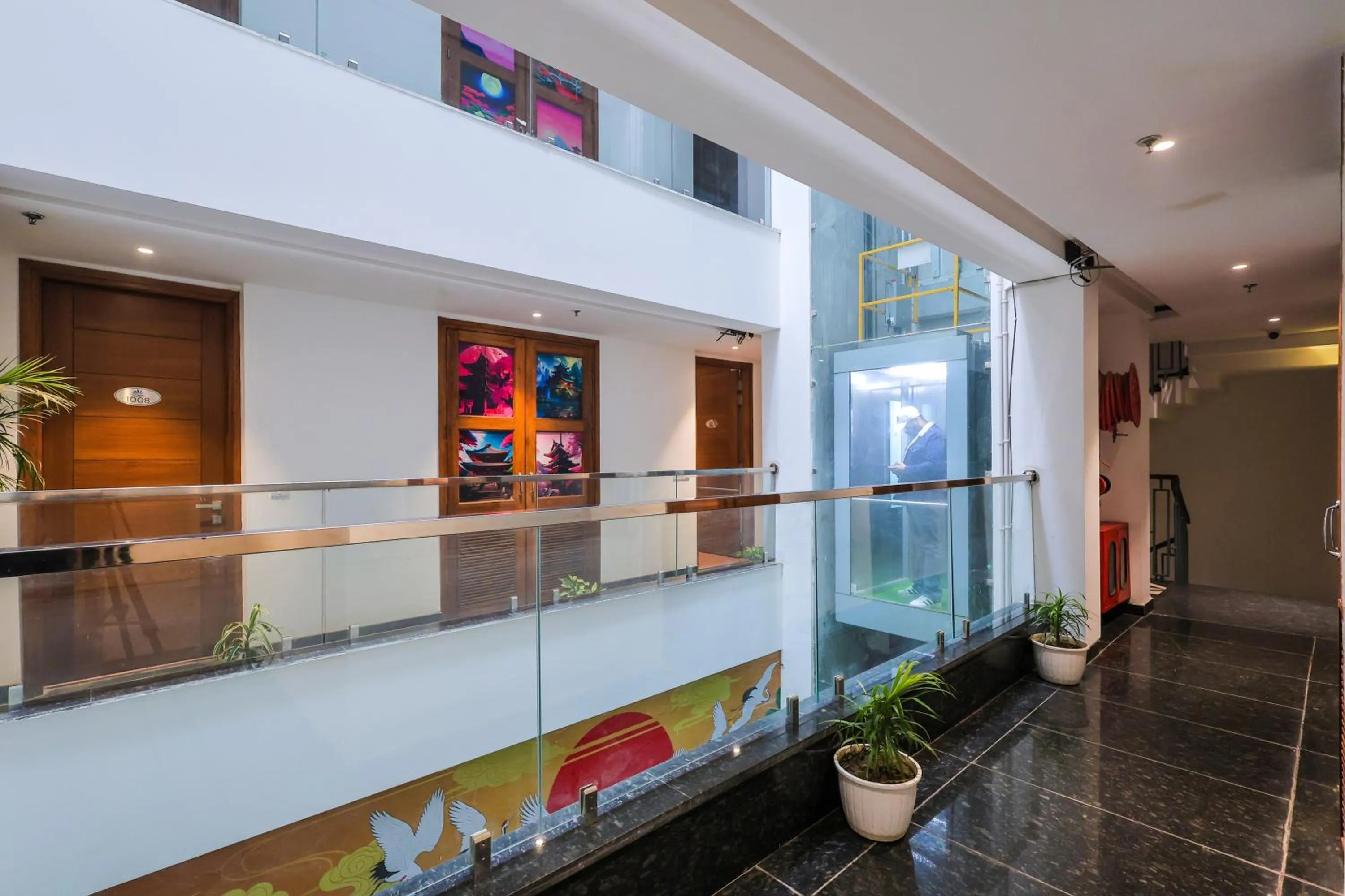 Lobby or reception in Nikko Premier - Near Medanta Hospital