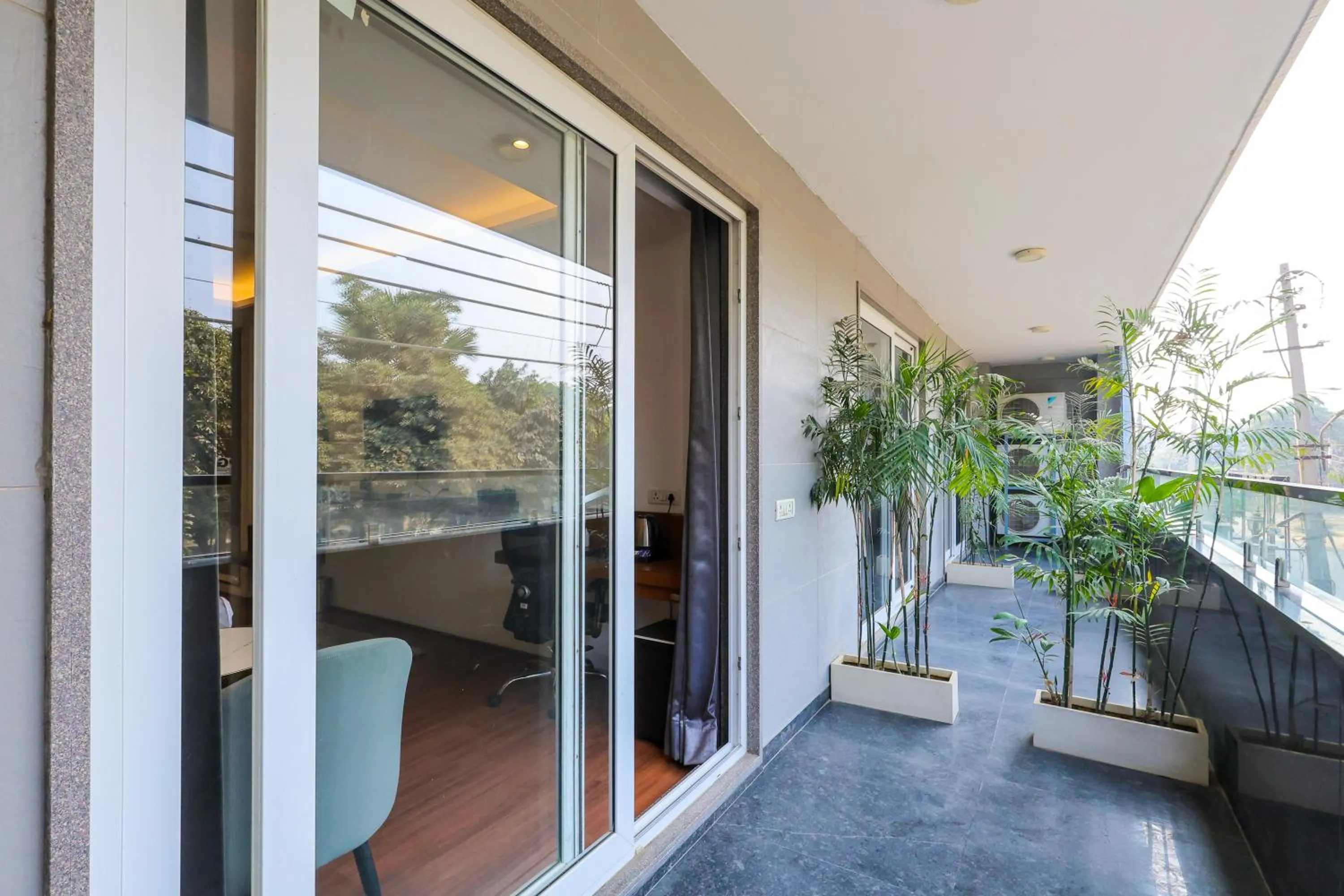 Balcony/Terrace in Nikko Premier - Near Medanta Hospital