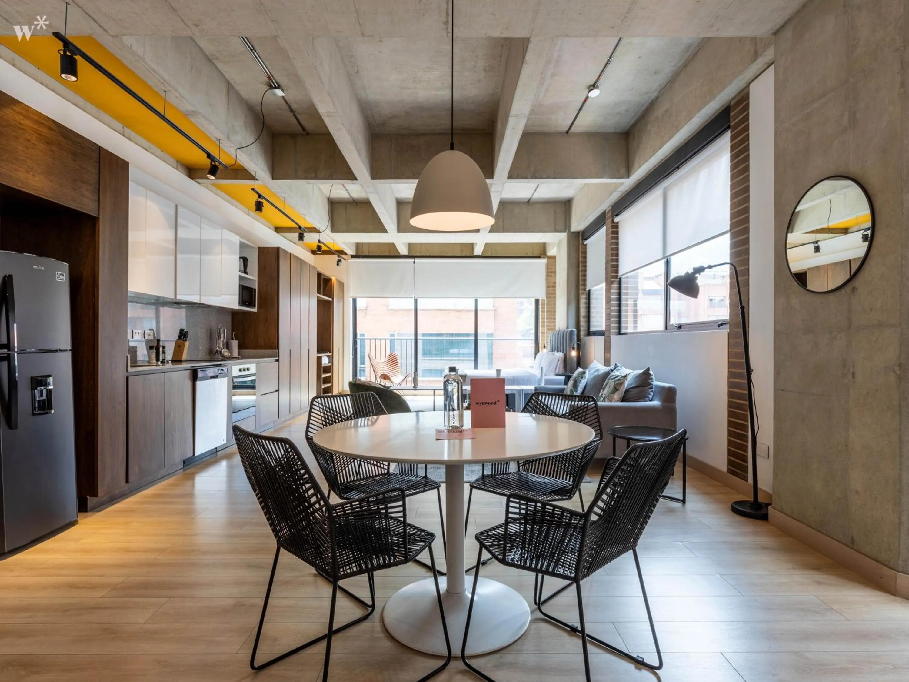 Dining area in Canvas By Wynwood House