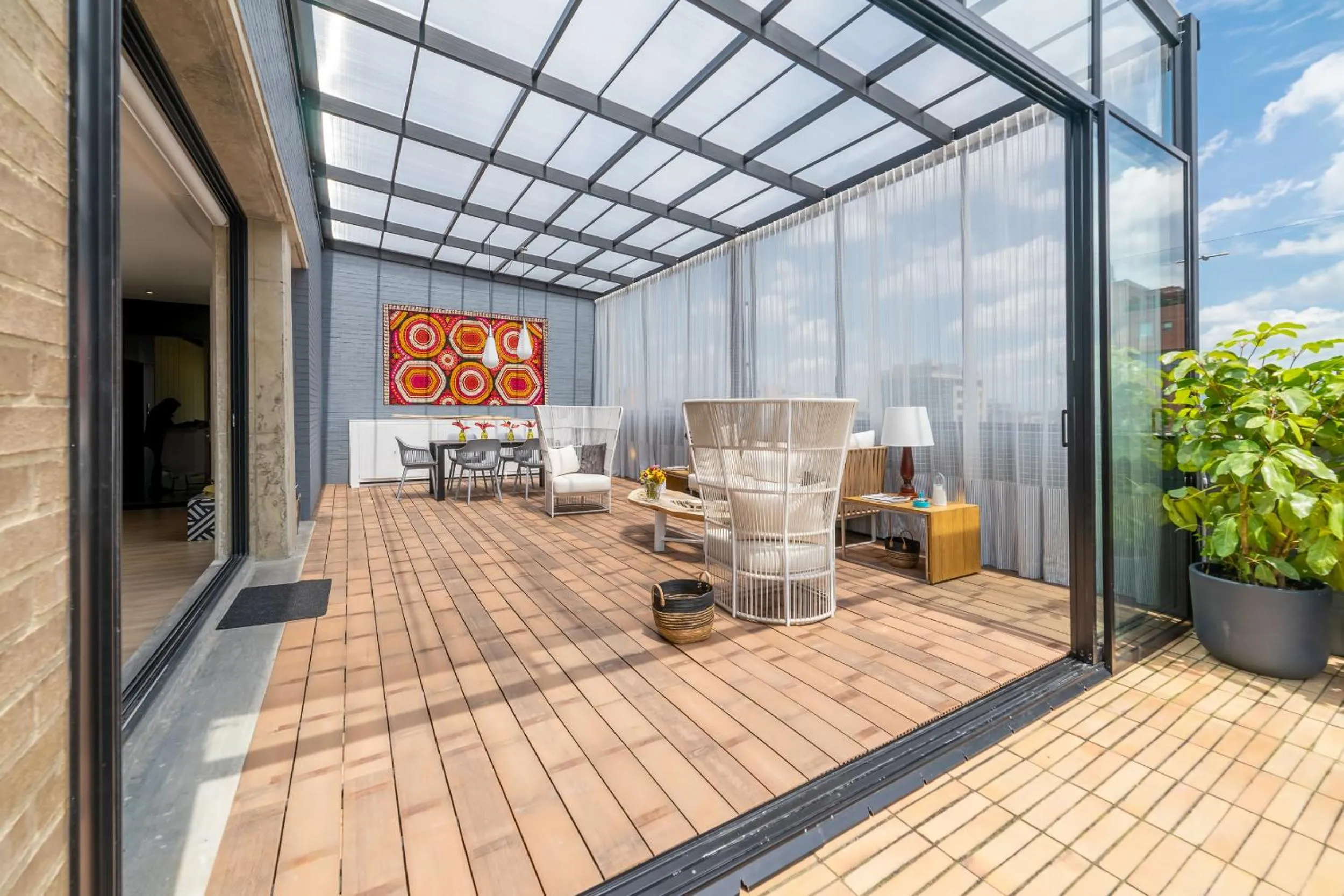 Balcony/Terrace in Canvas By Wynwood House