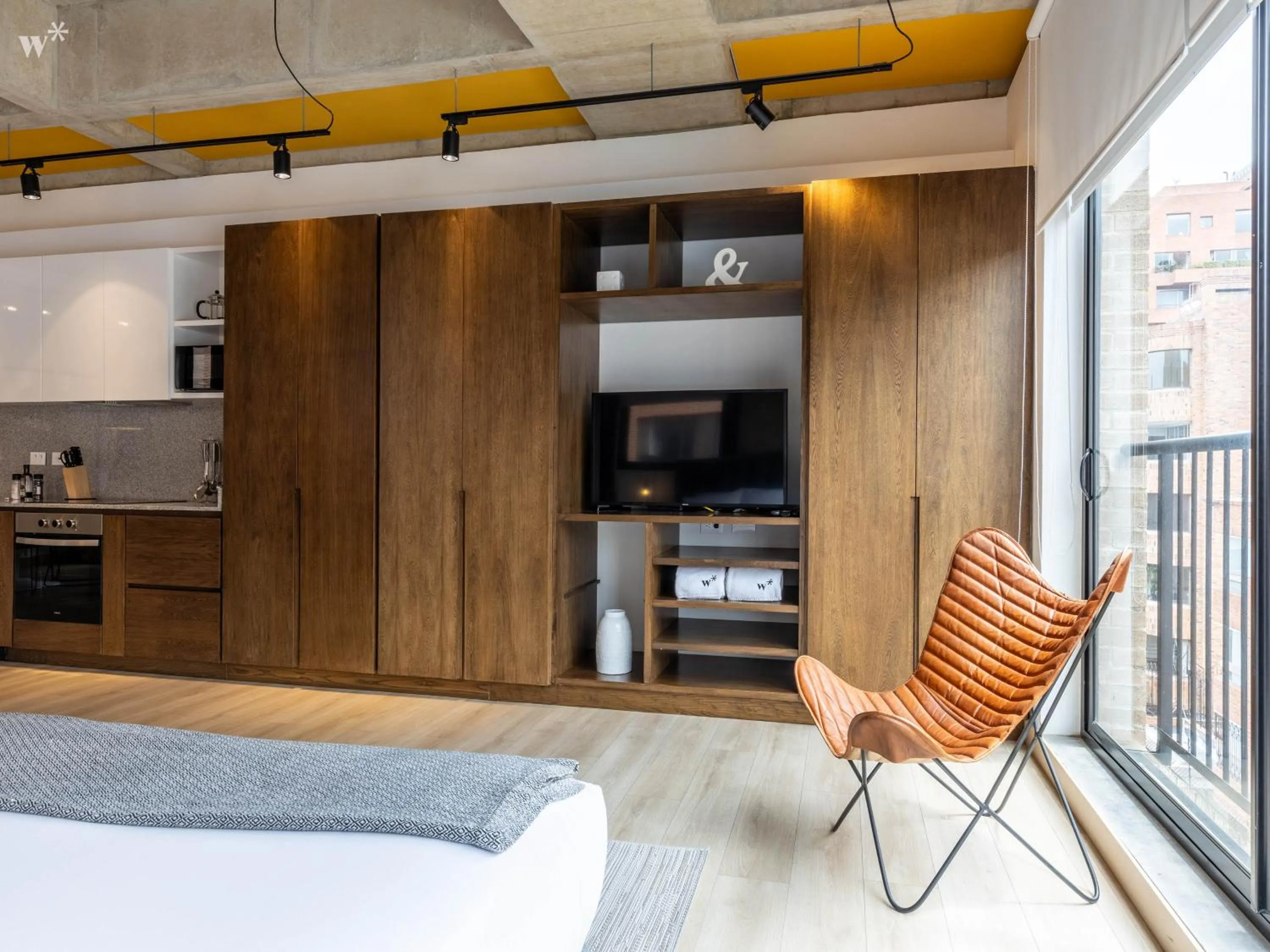 Photo of the whole room, Bed in Canvas By Wynwood House