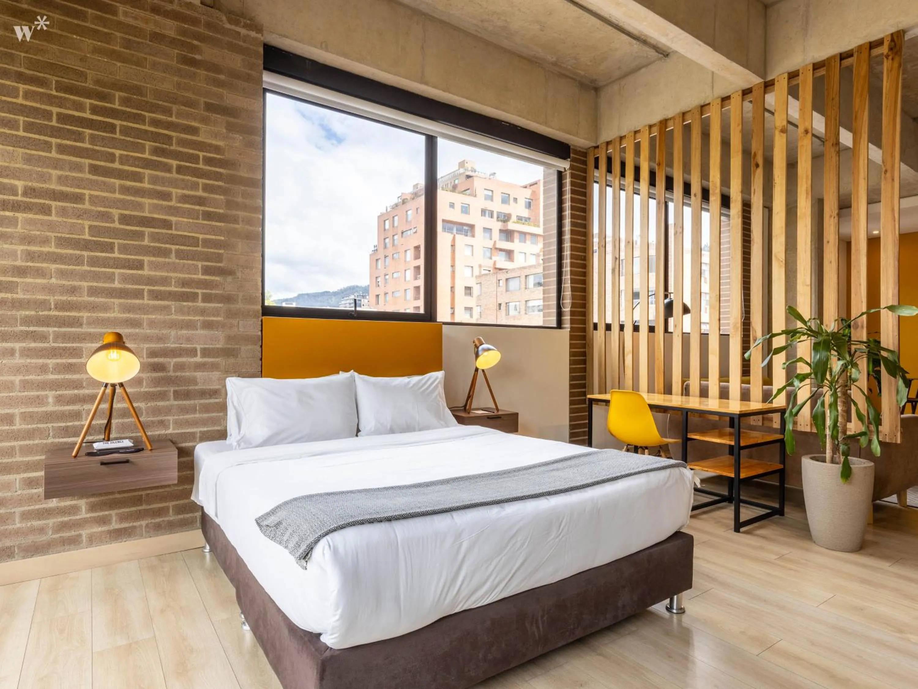 Bedroom, Bed in Canvas By Wynwood House