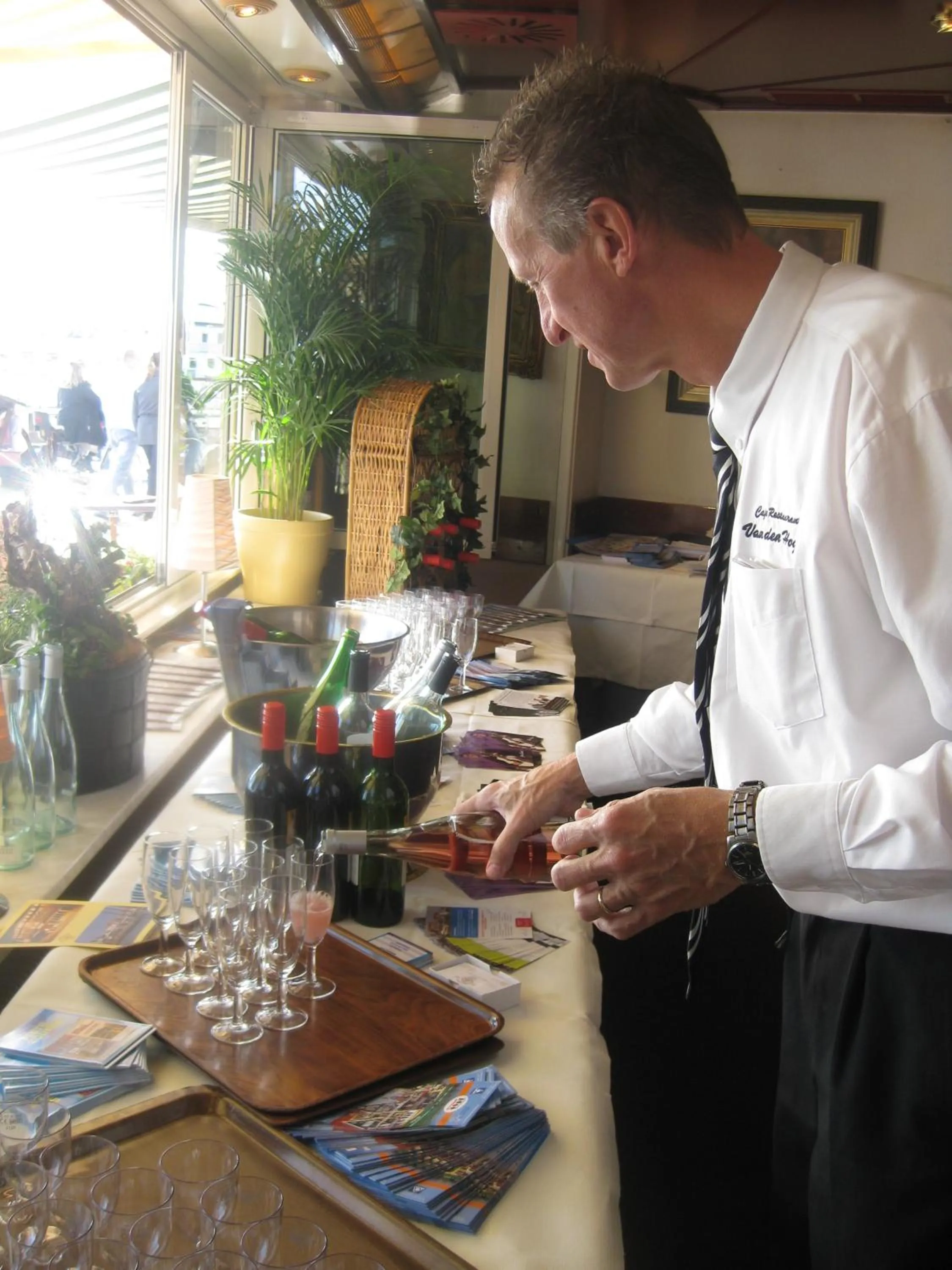 Staff in Hotel Cafe Restaurant Van Den Hogen