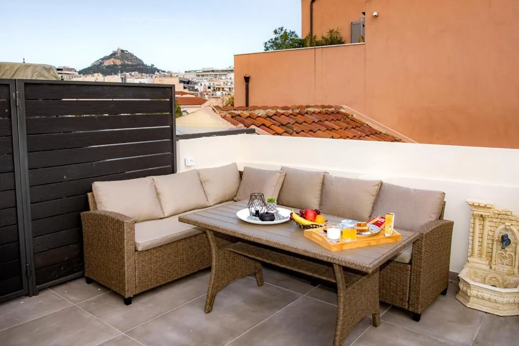 Balcony/Terrace in Athens Muses Suites