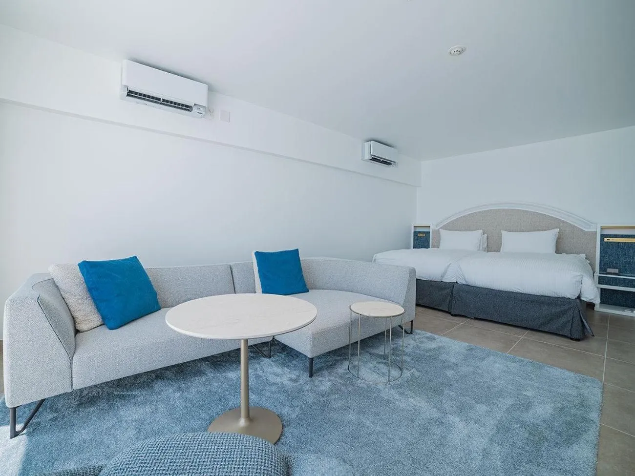 Photo of the whole room, Bed in SANTORINI HOTEL&VILLAS MIYAKOJIMA